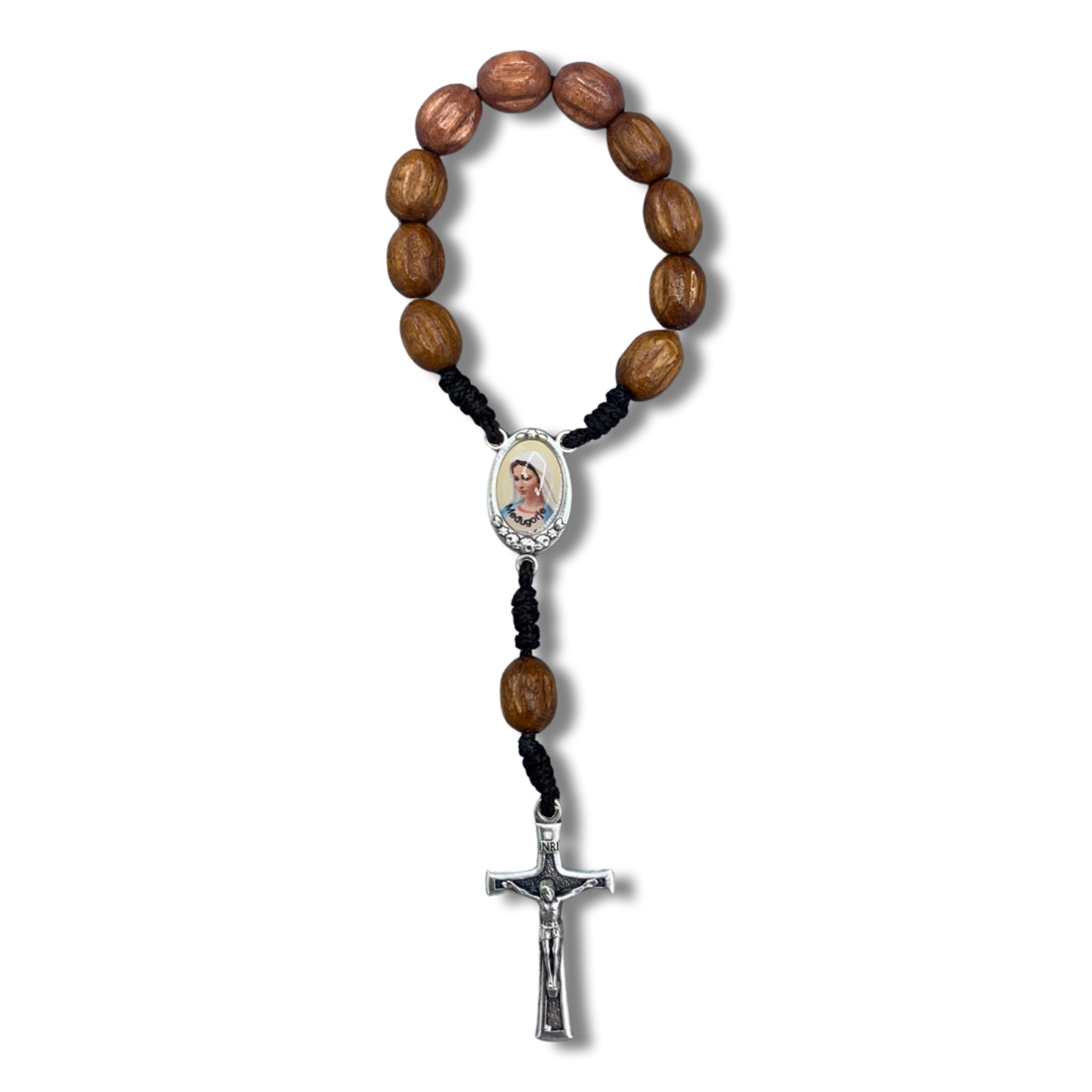 Queen of Peace Decade Rosary of Assorted Colors