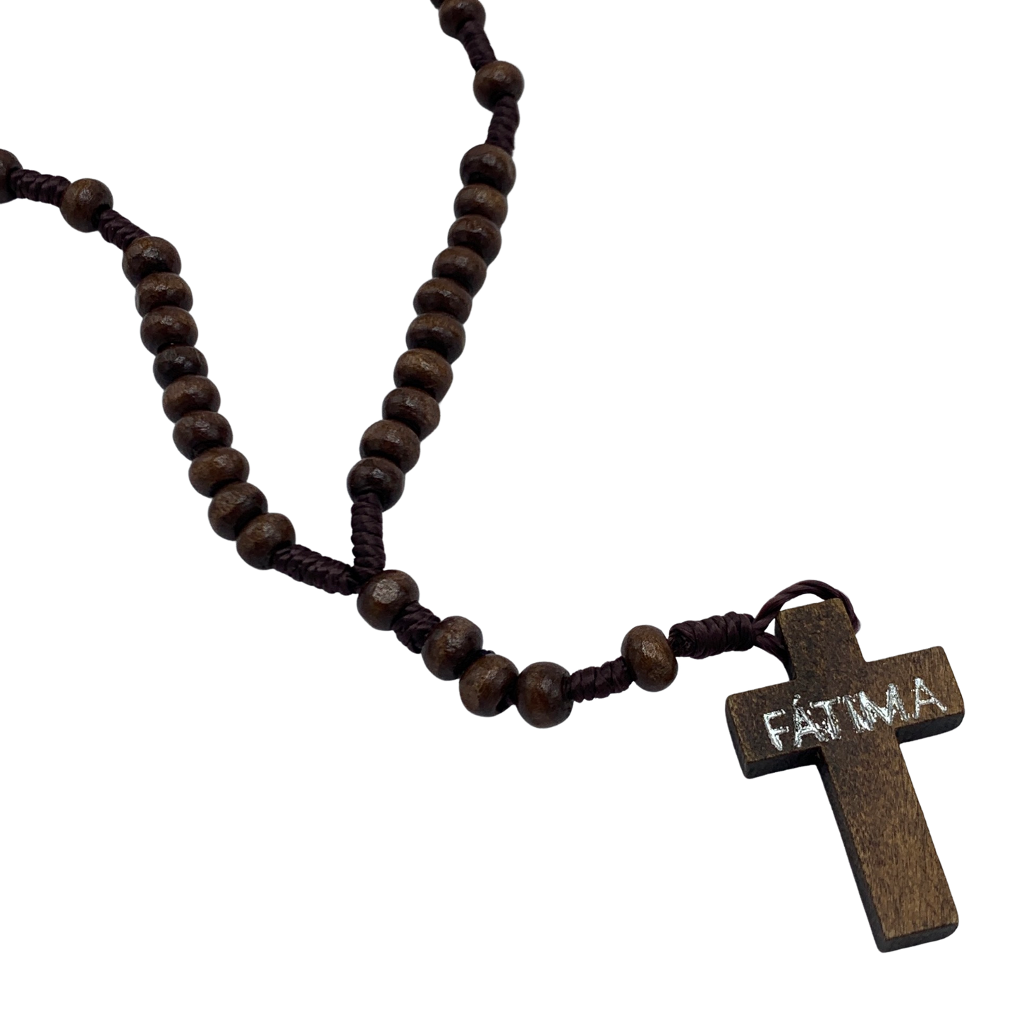Small Wood Fatima Rosary