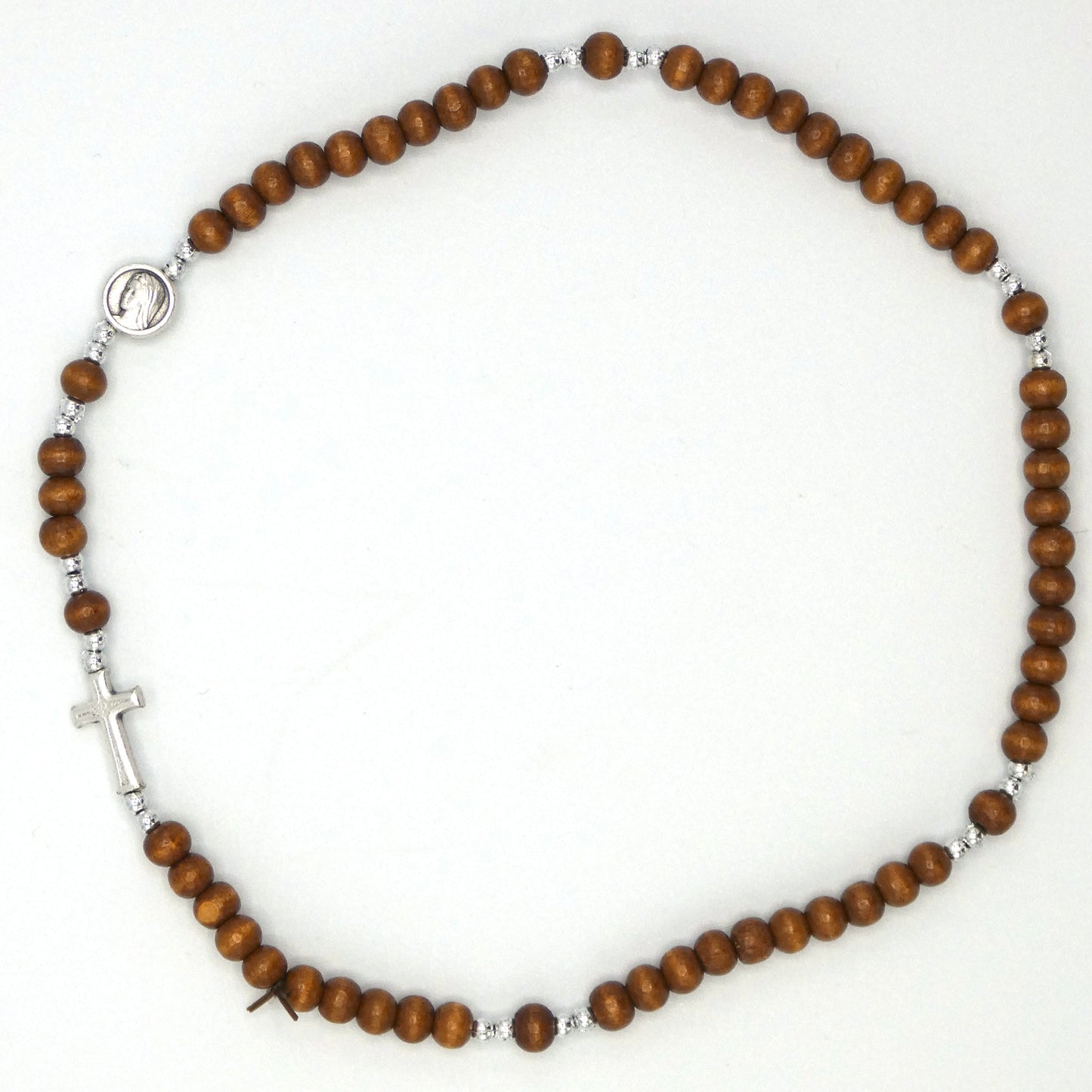 Wooden Wrap Rosary Bracelet of Assorted Colors