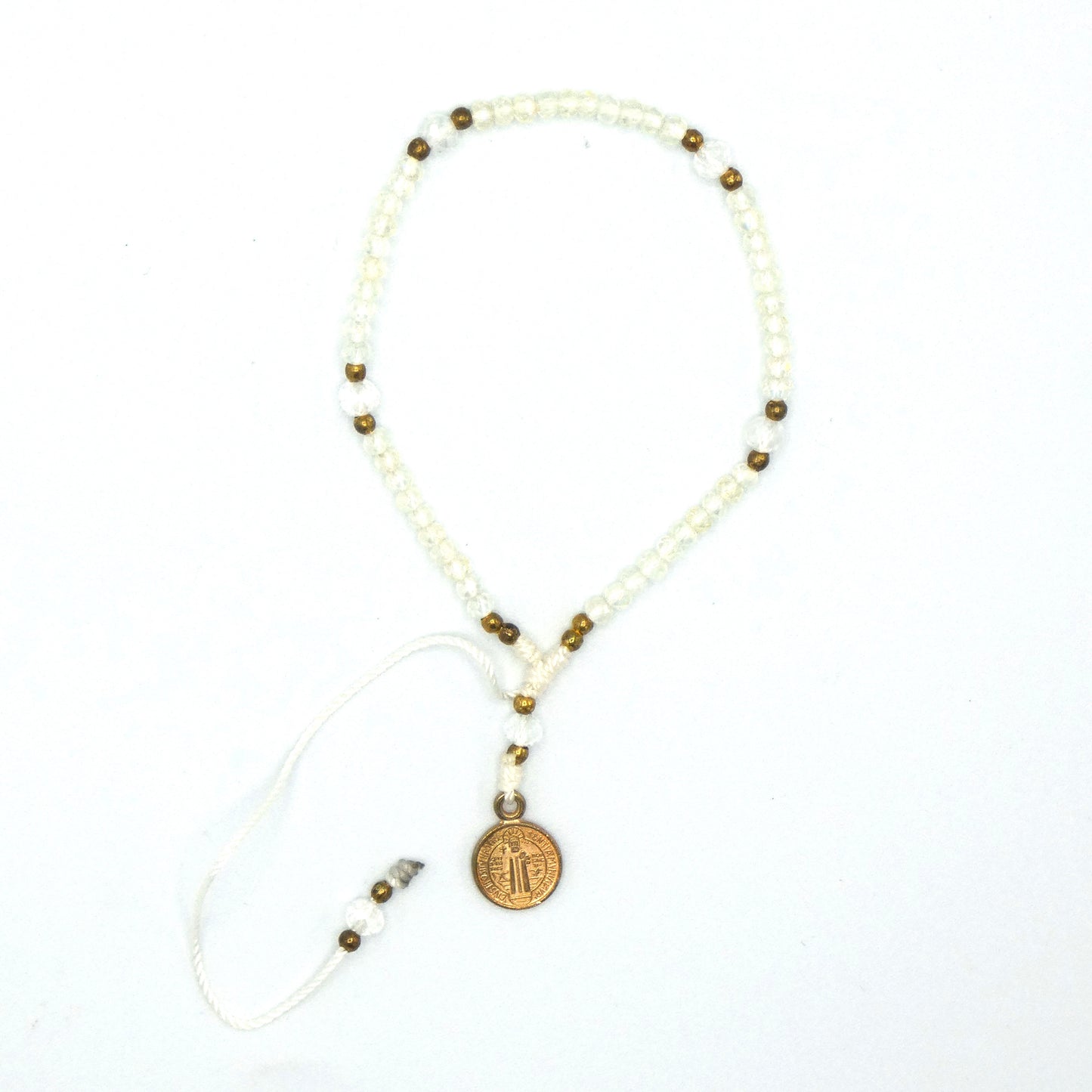 Rosary Bracelet of Assorted Colors and Medals