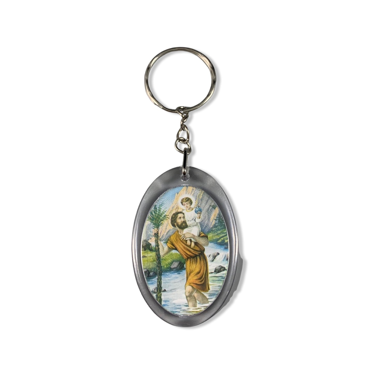 Colored Lourdes Keychain
