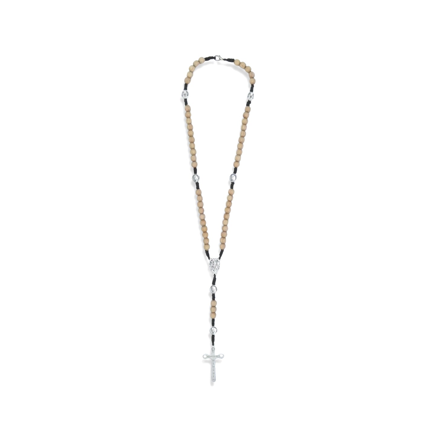 Cream Beads Queen of Peace Rosary