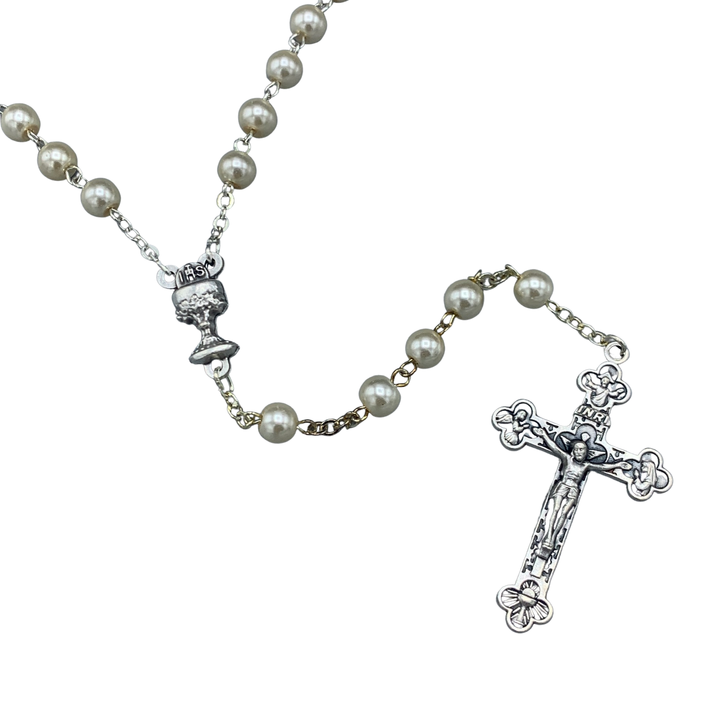 Pearl First Communion Rosary