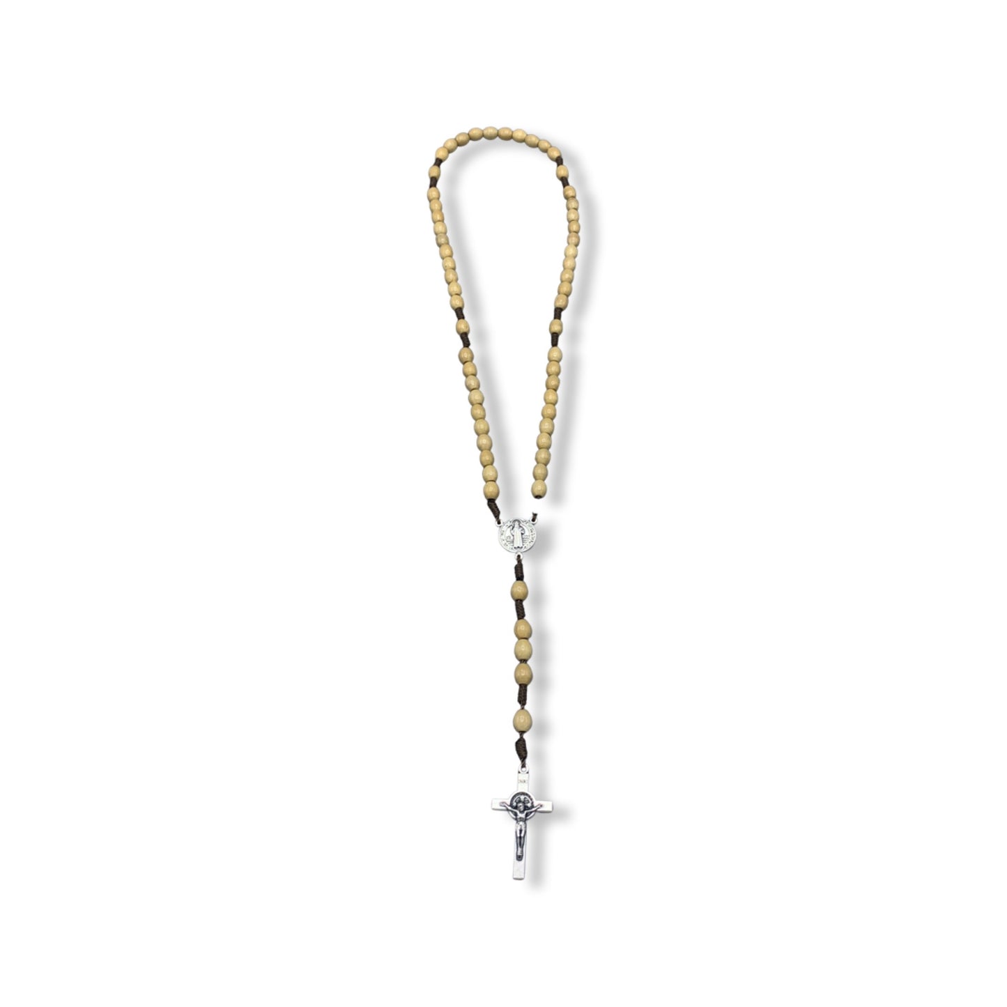 Wood Beads St. Benedict Rosary of Assorted Colors