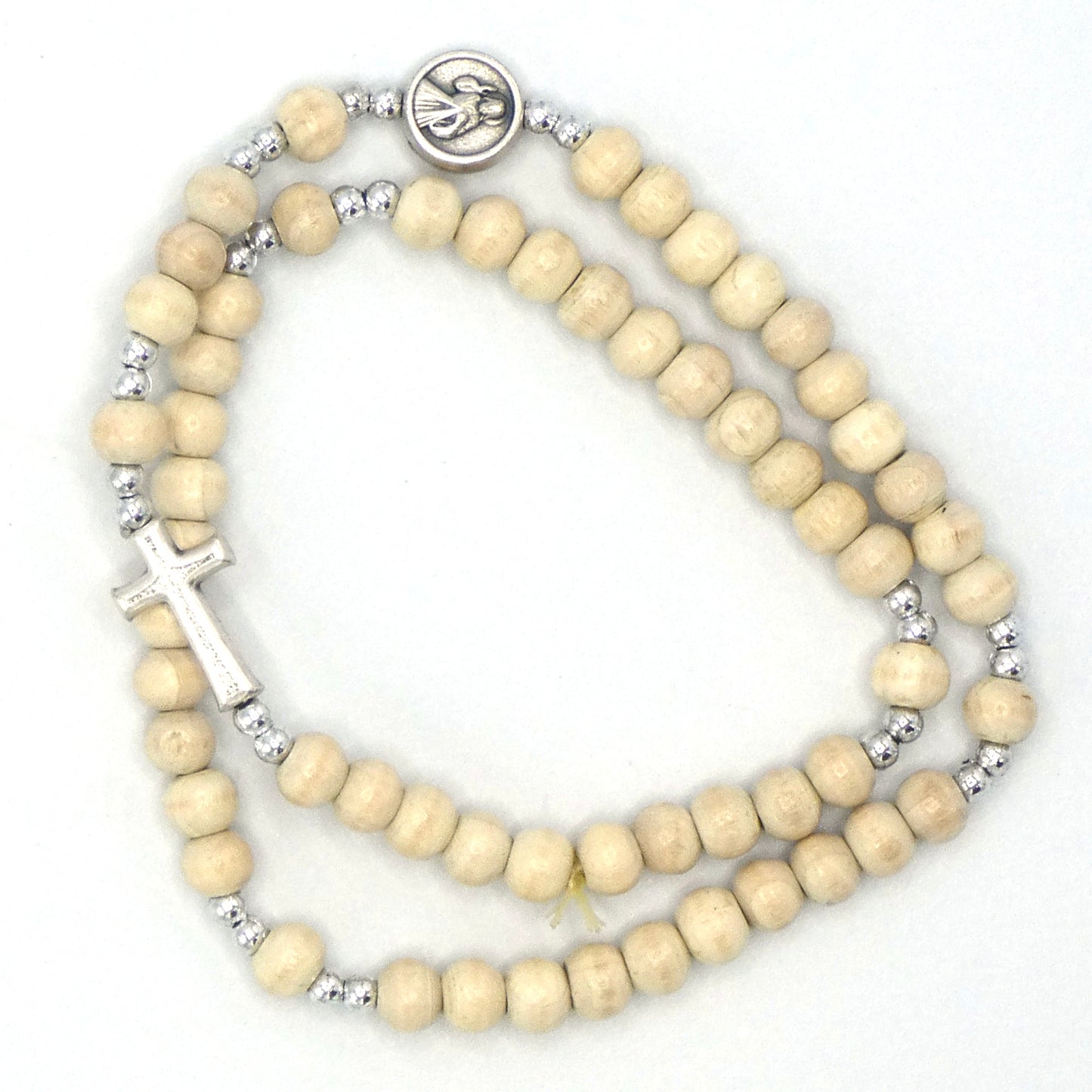 Wooden Wrap Rosary Bracelet of Assorted Colors