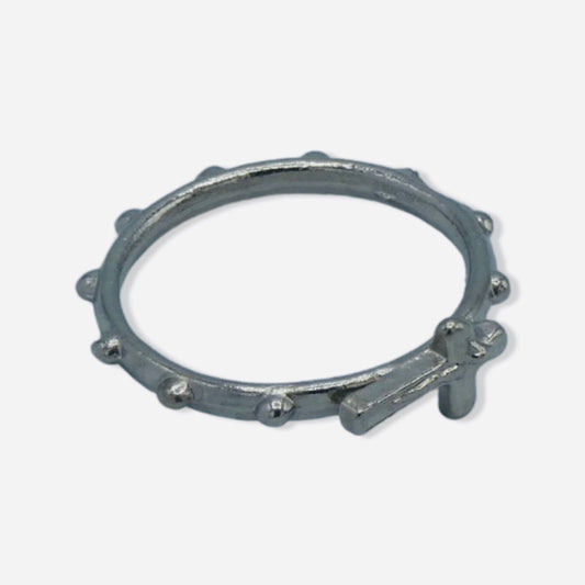 Crucifix Decade Rosary Ring