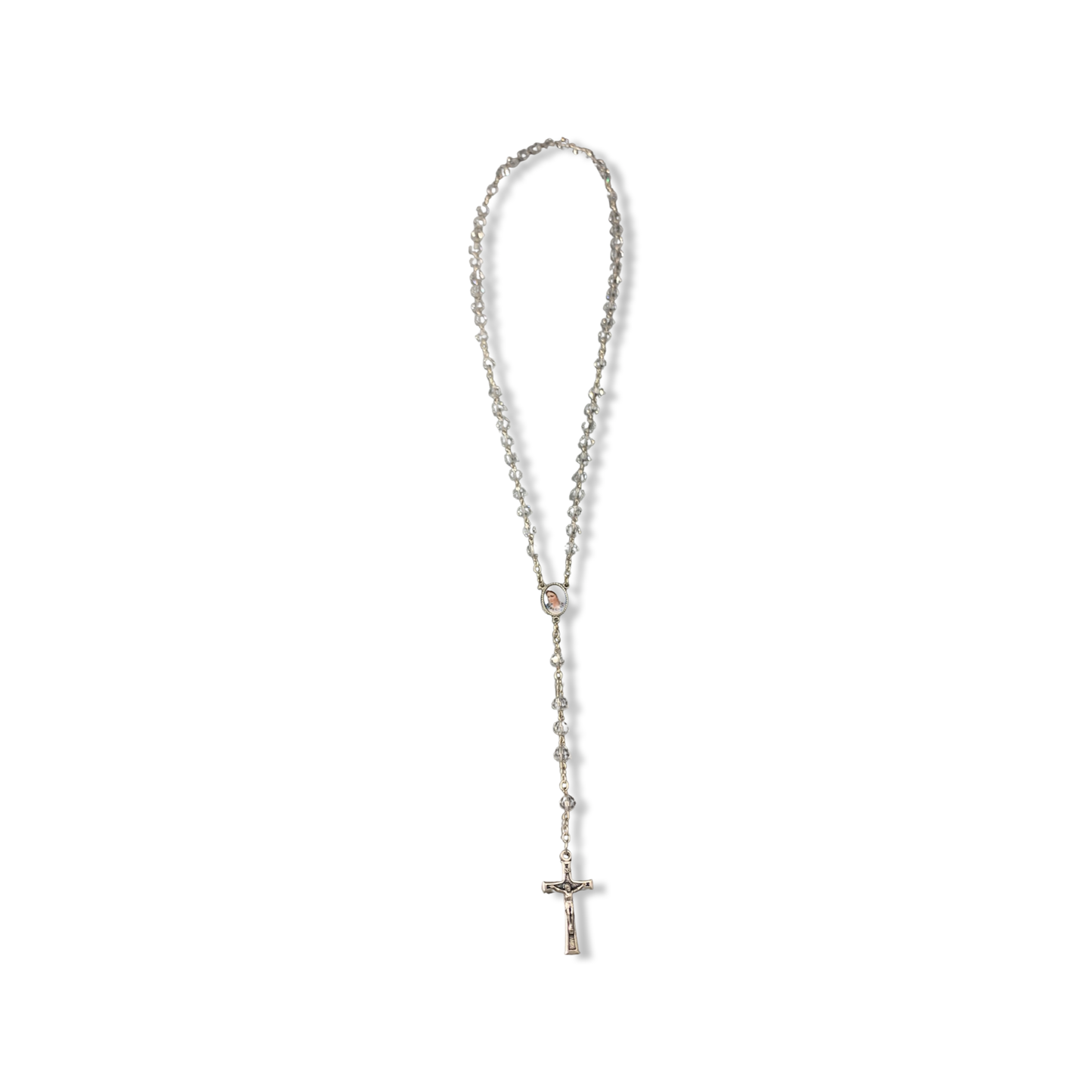 Crystal Beads Queen of Peace Rosary