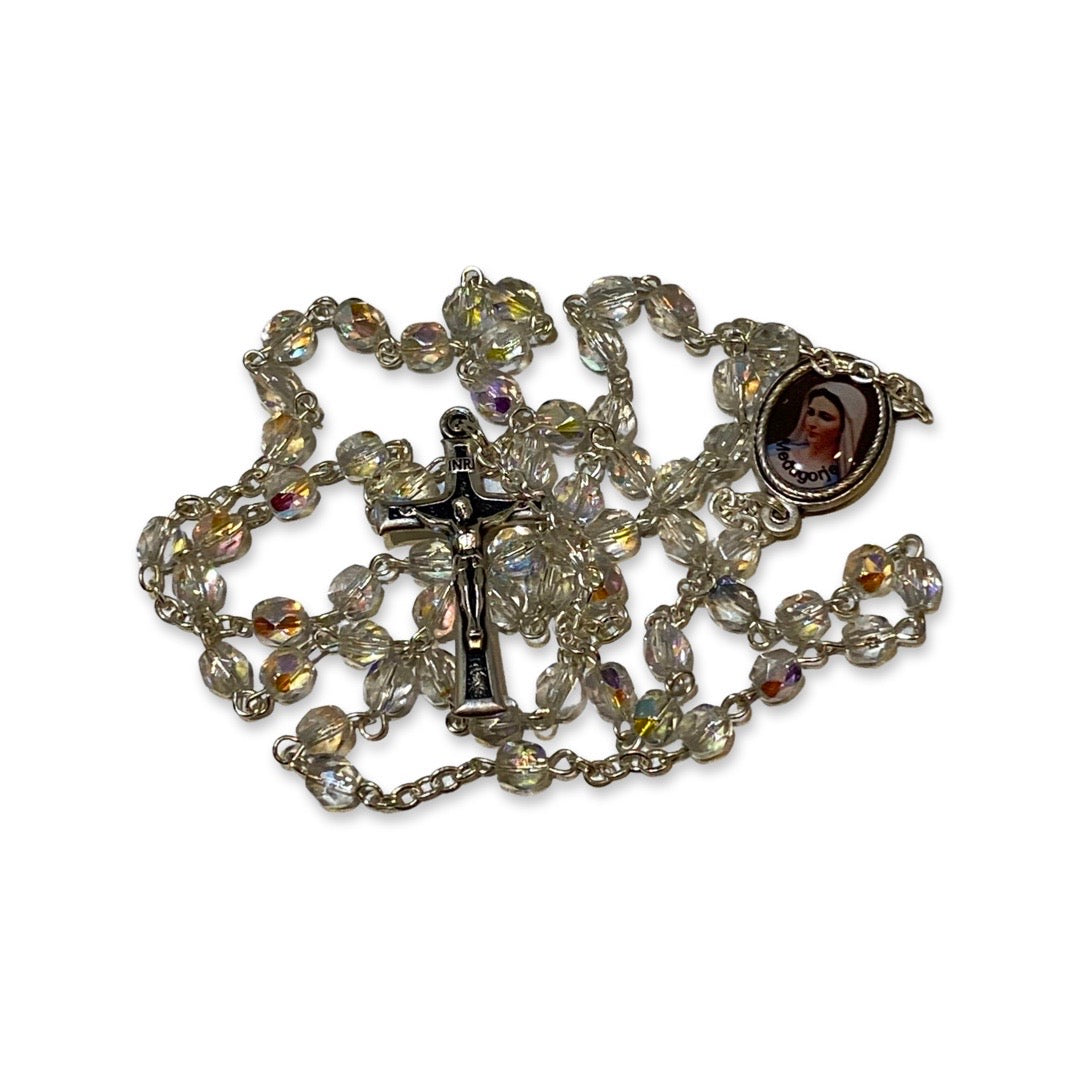 Crystal Queen of Peace Rosary