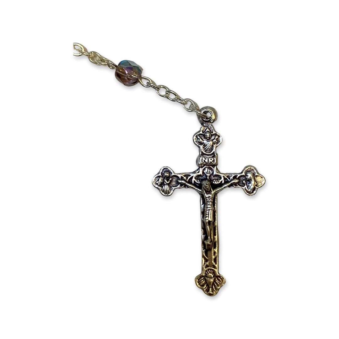 Crystal Queen of Peace Rosary