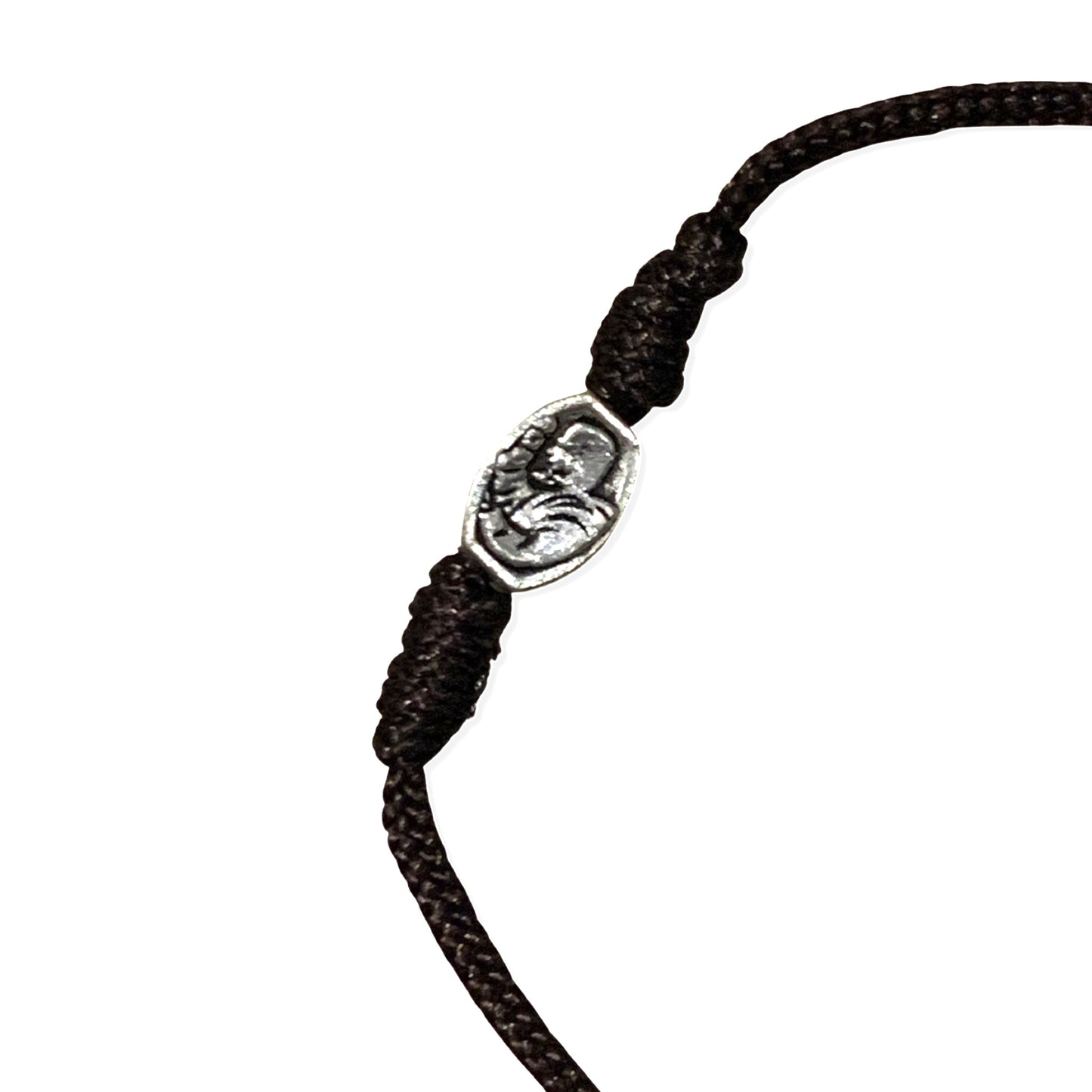 Dark Brown St. Padre Pio Bracelet with Case