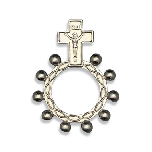 Decade Rosary Ring with Assorted Prayer Card
