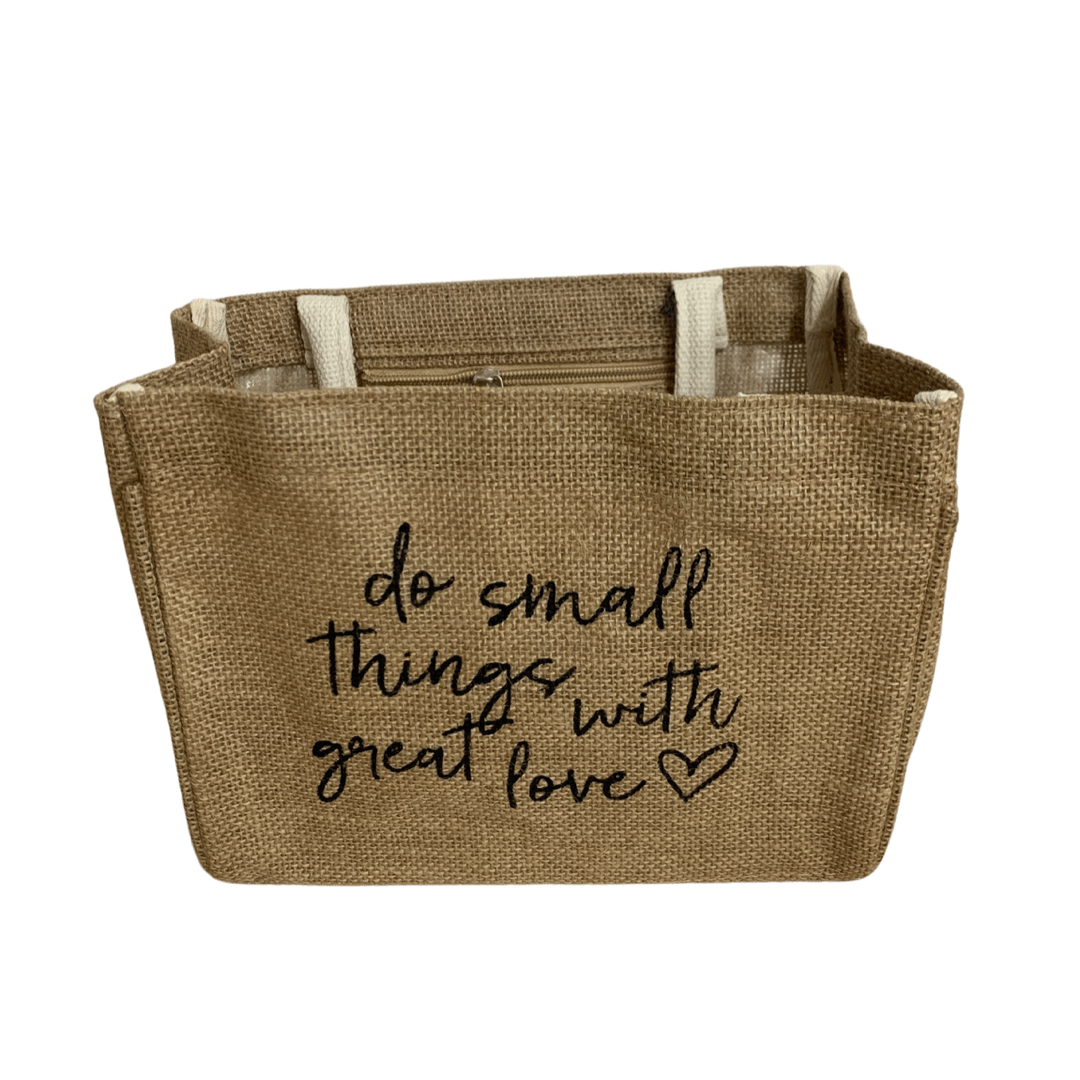 Do Small Things with Great Love Small Tote Bag