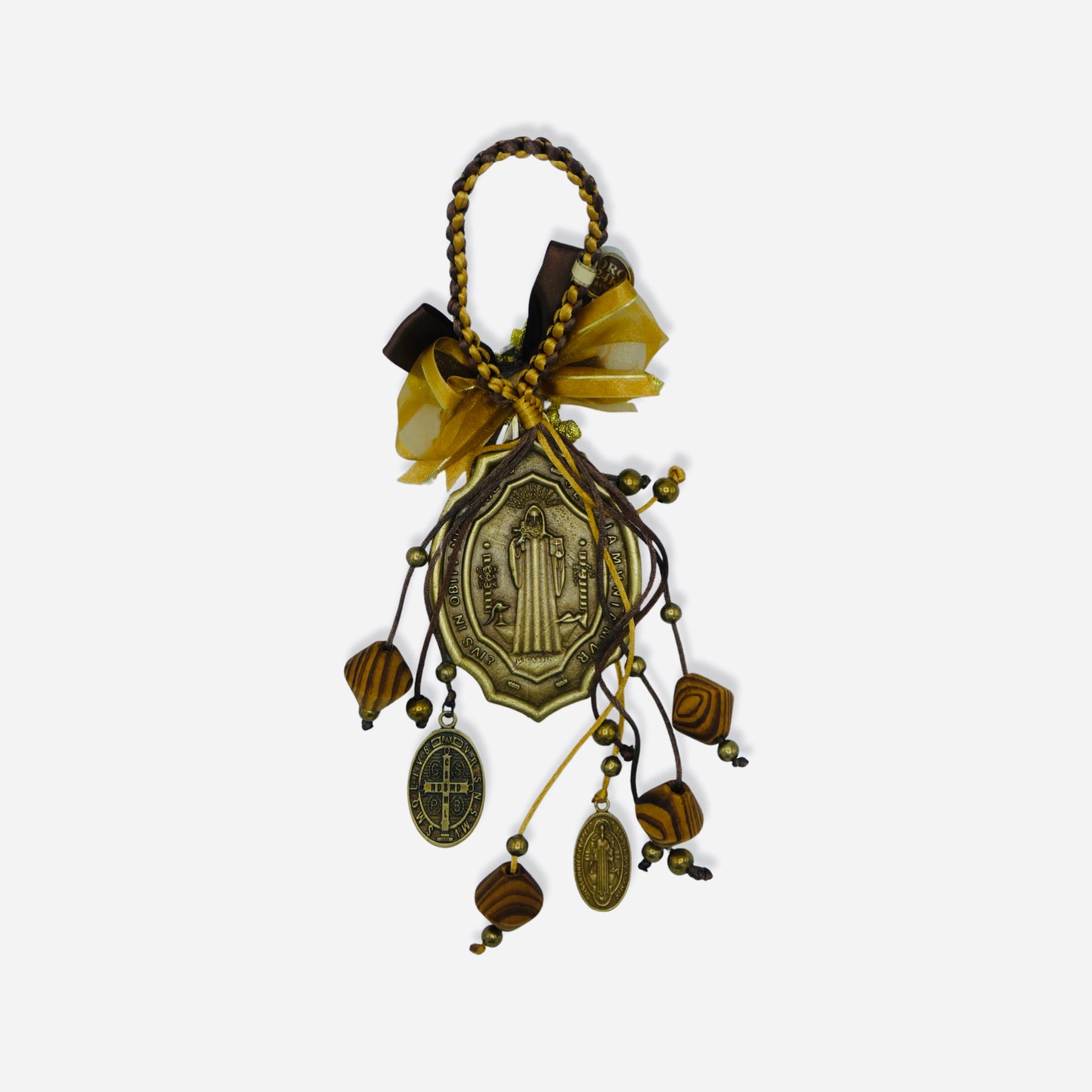 Embellished St. Benedict Door Hanger