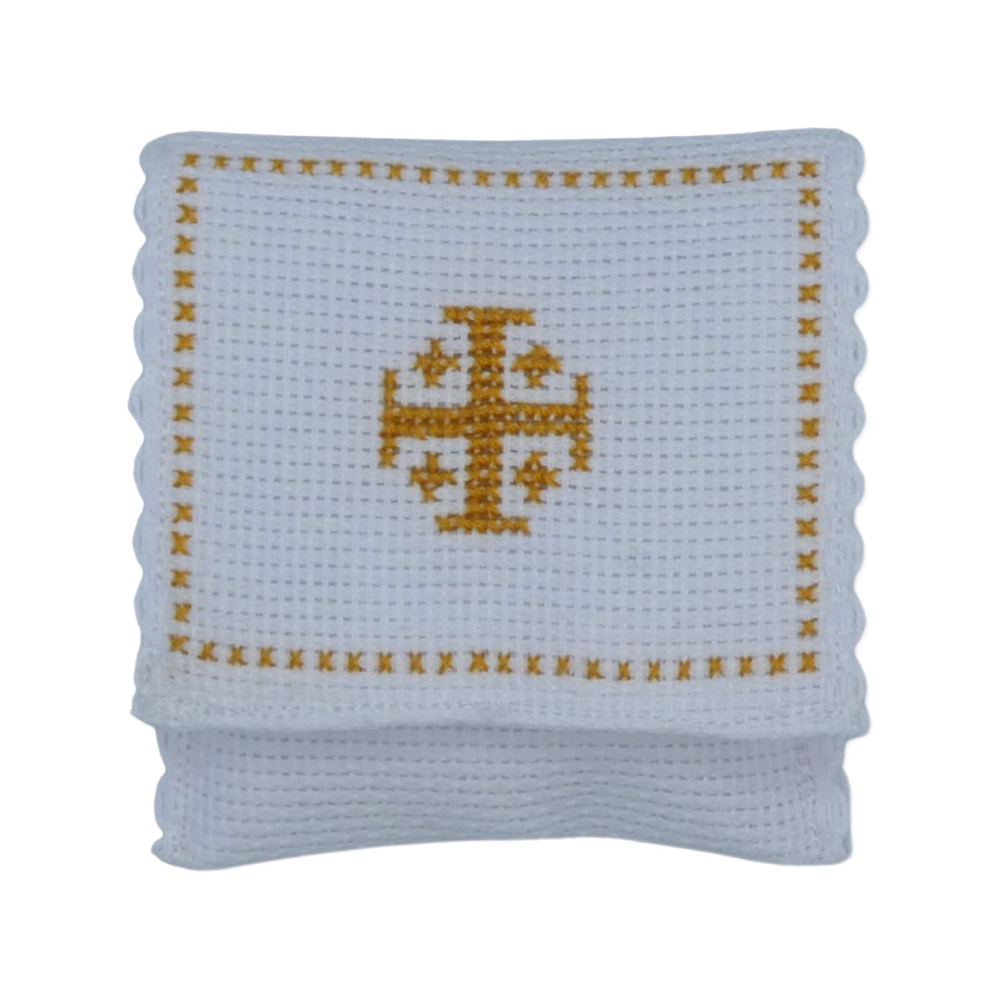 Embroidered Jerusalem Cross Pouch of Assorted Colors