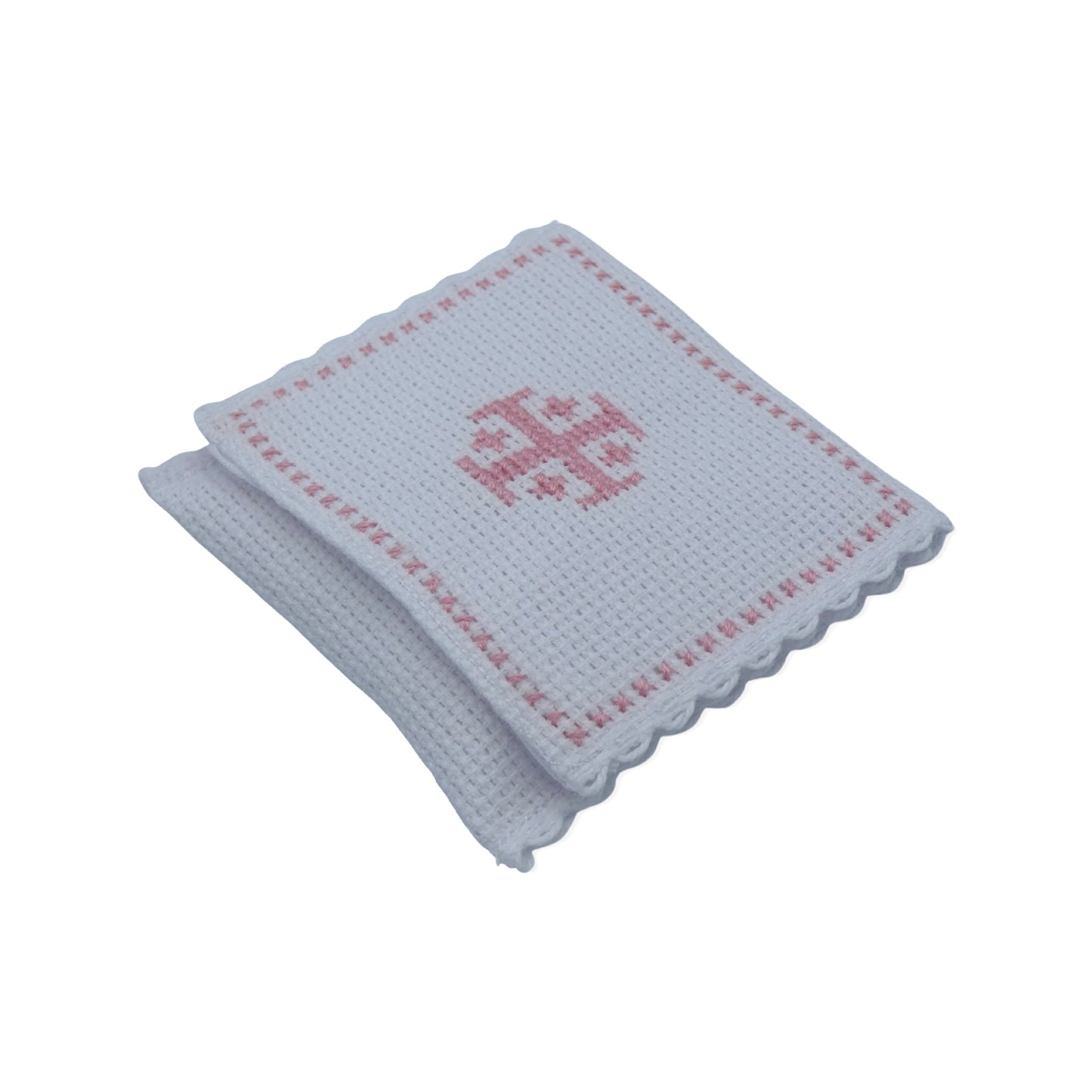 Embroidered Jerusalem Cross Pouch of Assorted Colors