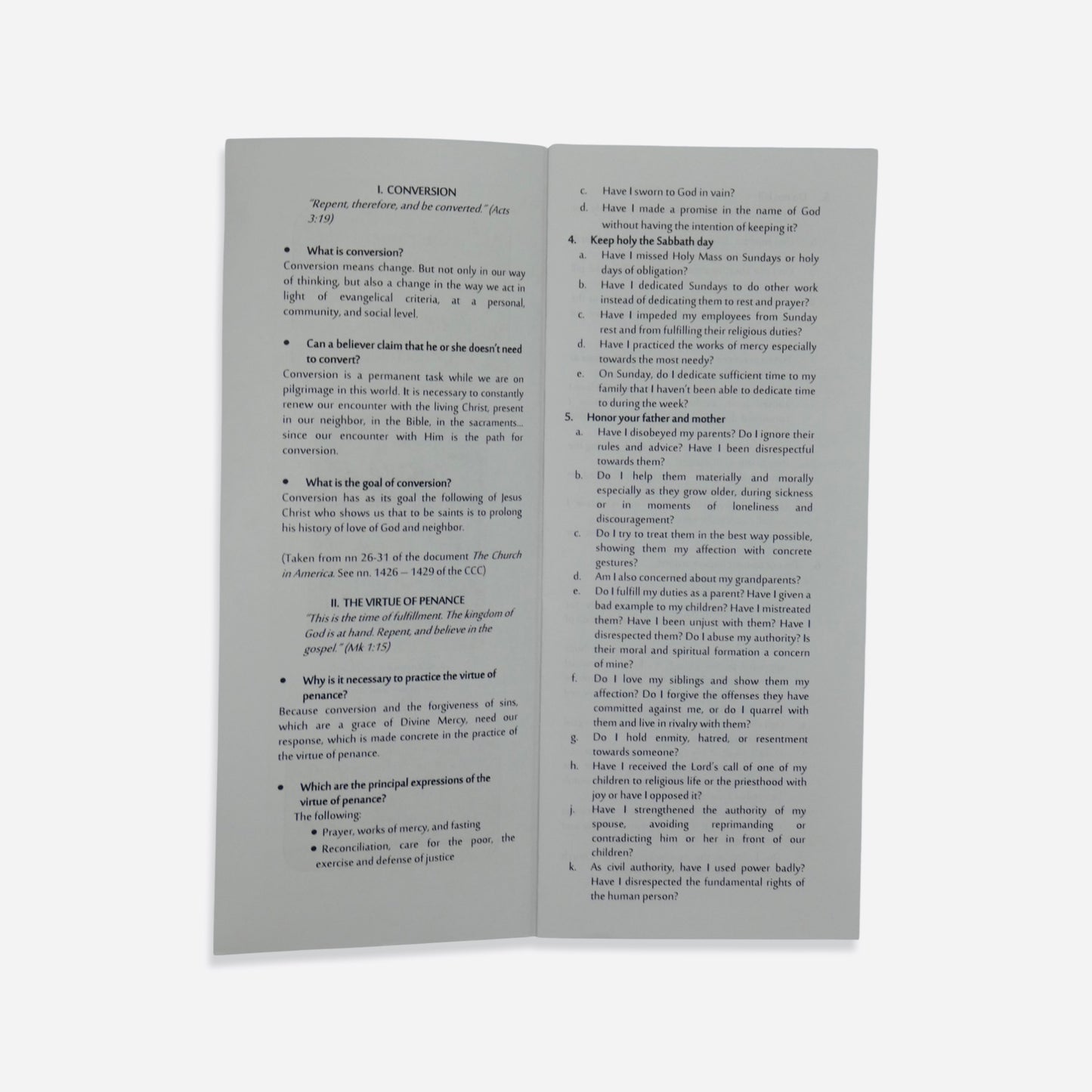 Examination of Conscience