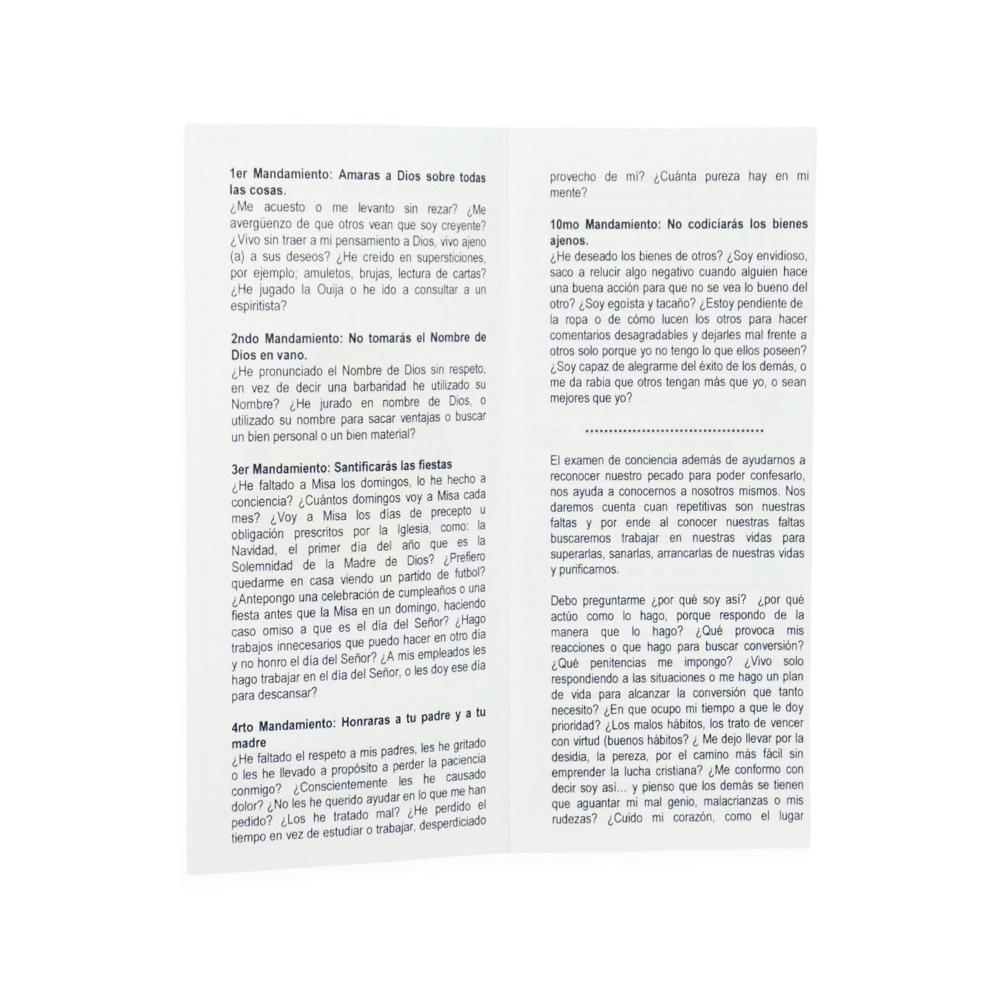 Examination of Conscience Written by Mother Adela Galindo, SCTJM - Foundress