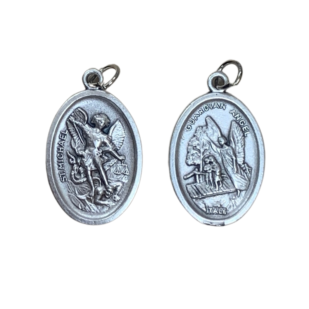 Medal of St. Michael the Archangel and the Guardian Angel