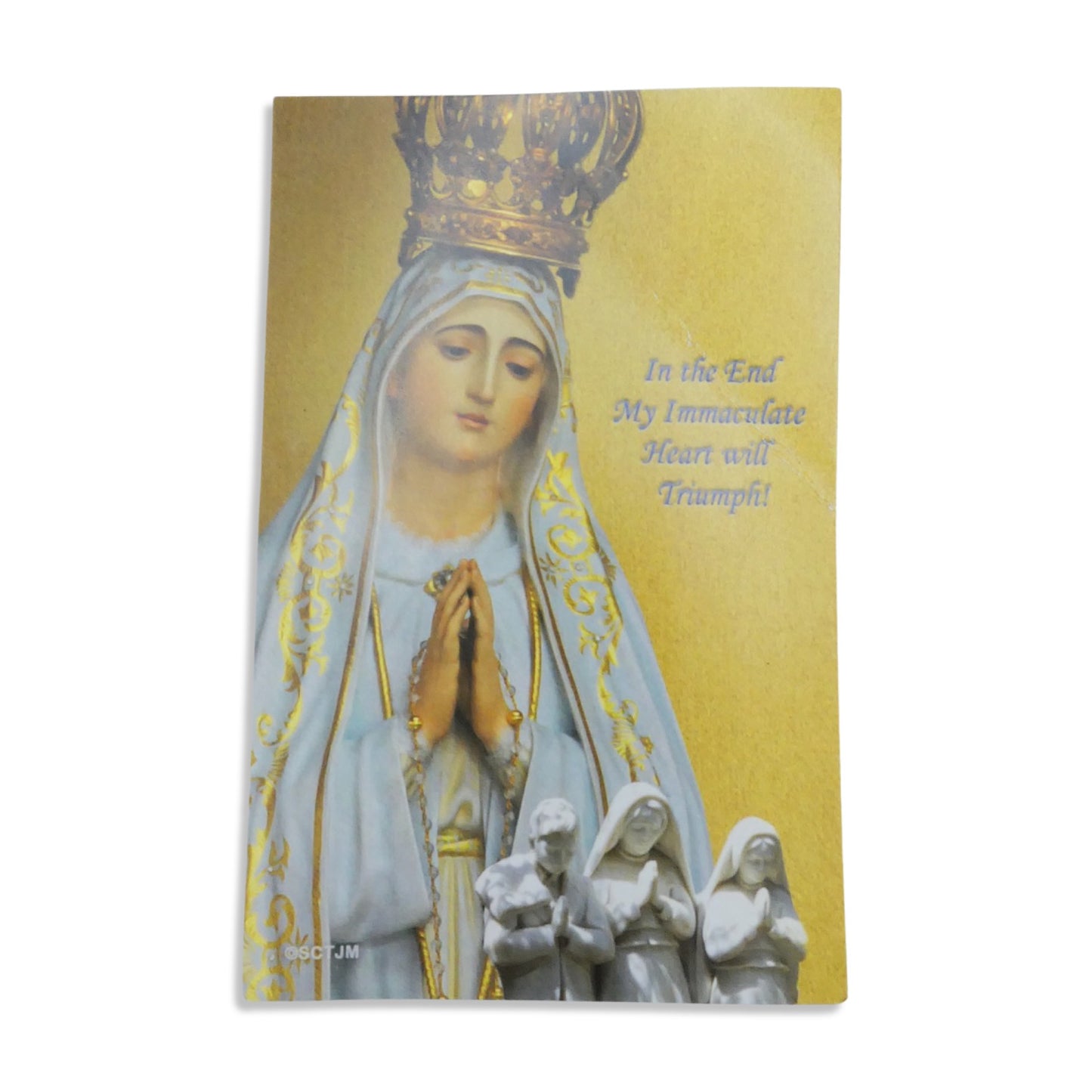 Wood Rosary with Image