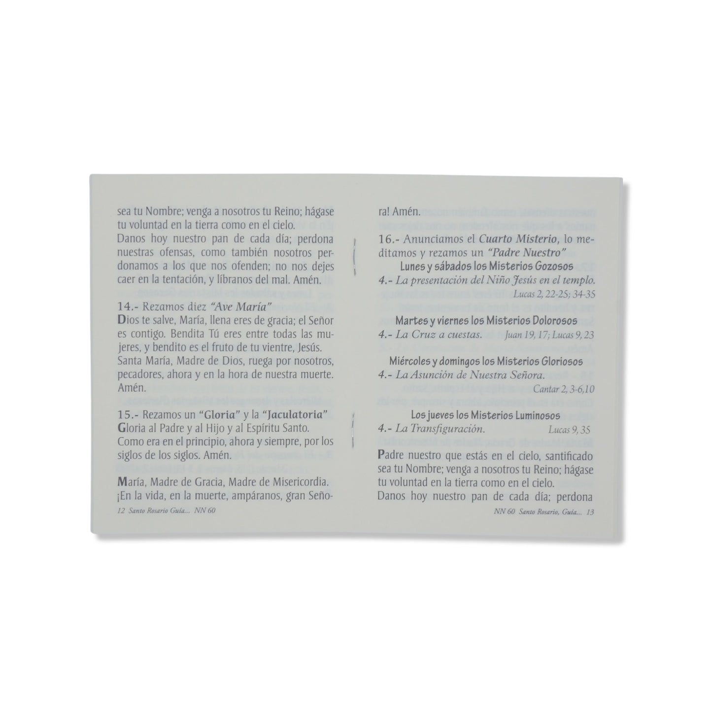 Fatima Rosary Prayer Guide in Spanish