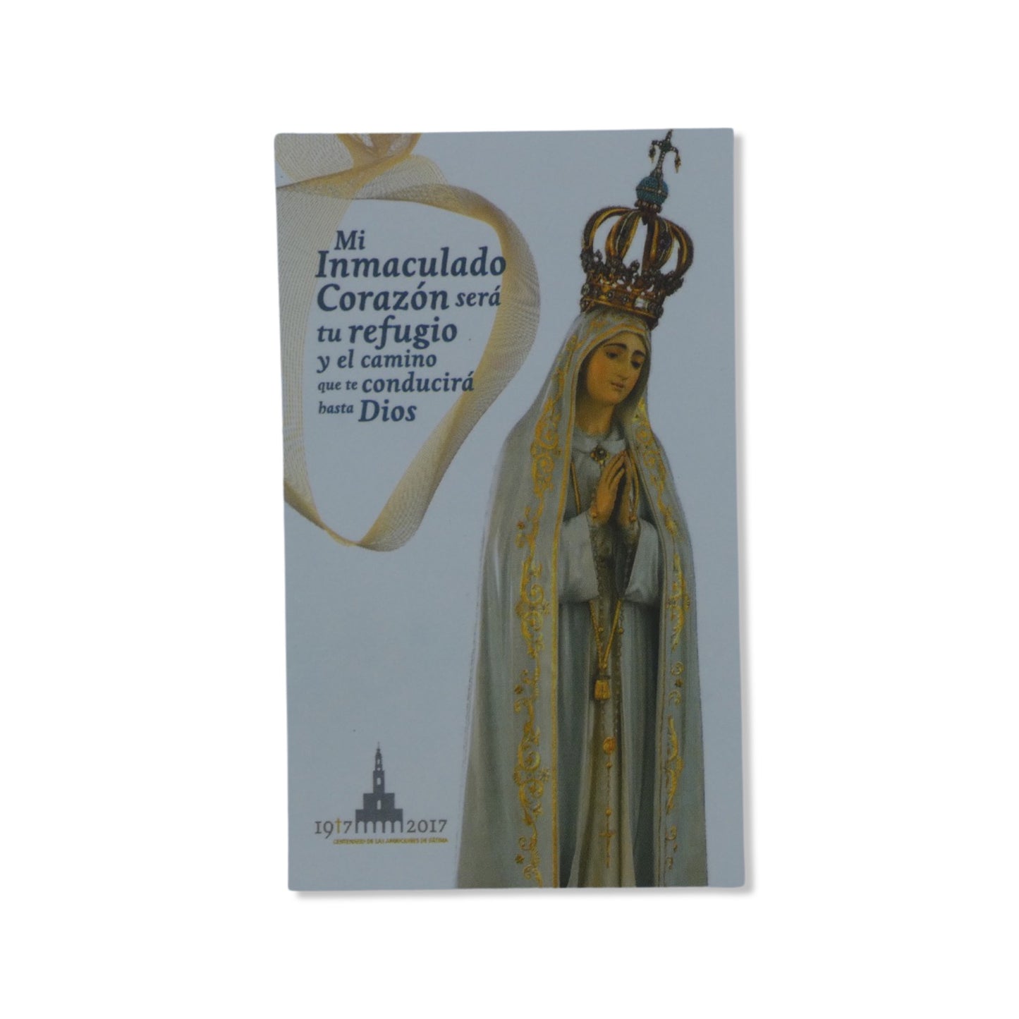 Wood Rosary with Image