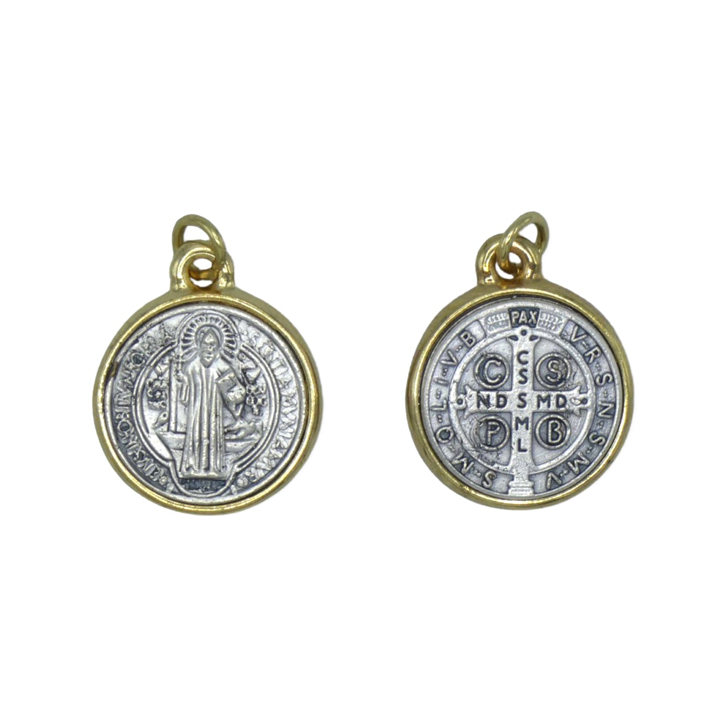Gold and Silver St. Benedict Medal