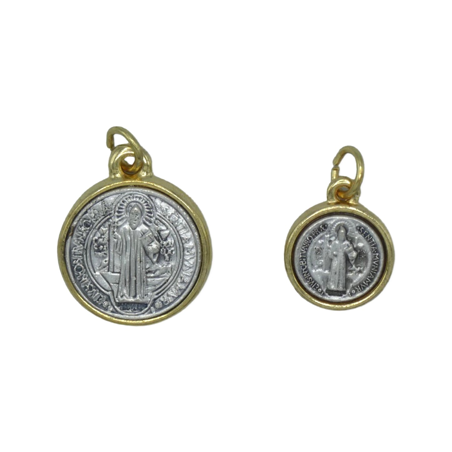 Gold and Silver St. Benedict Medal