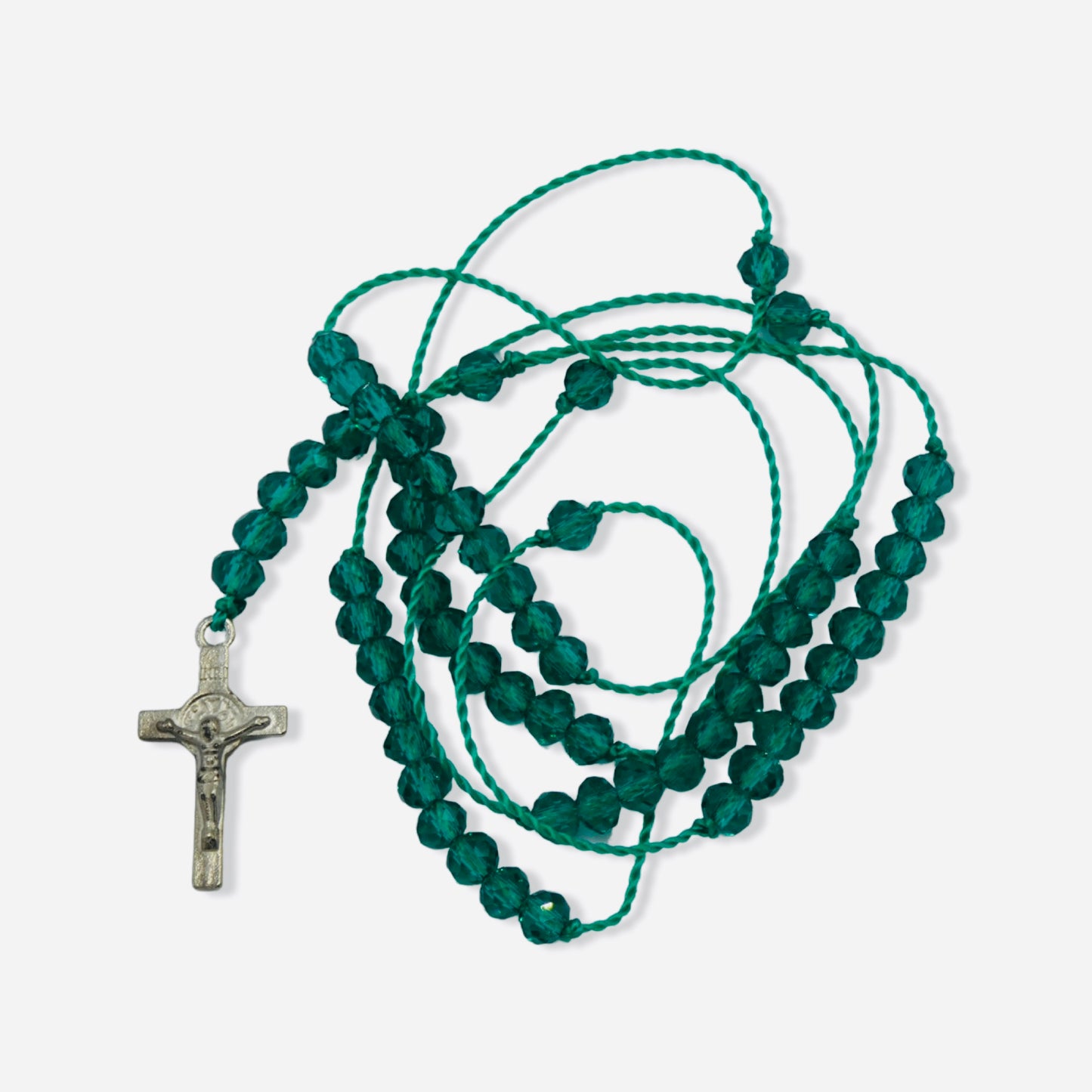 Delicate Rosary Necklace of Assorted Colors