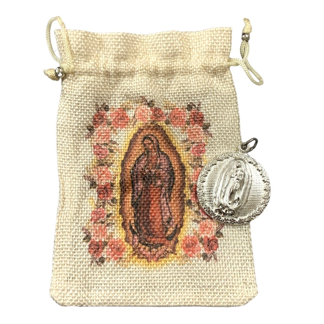 Guadalupe Medal with Pouch