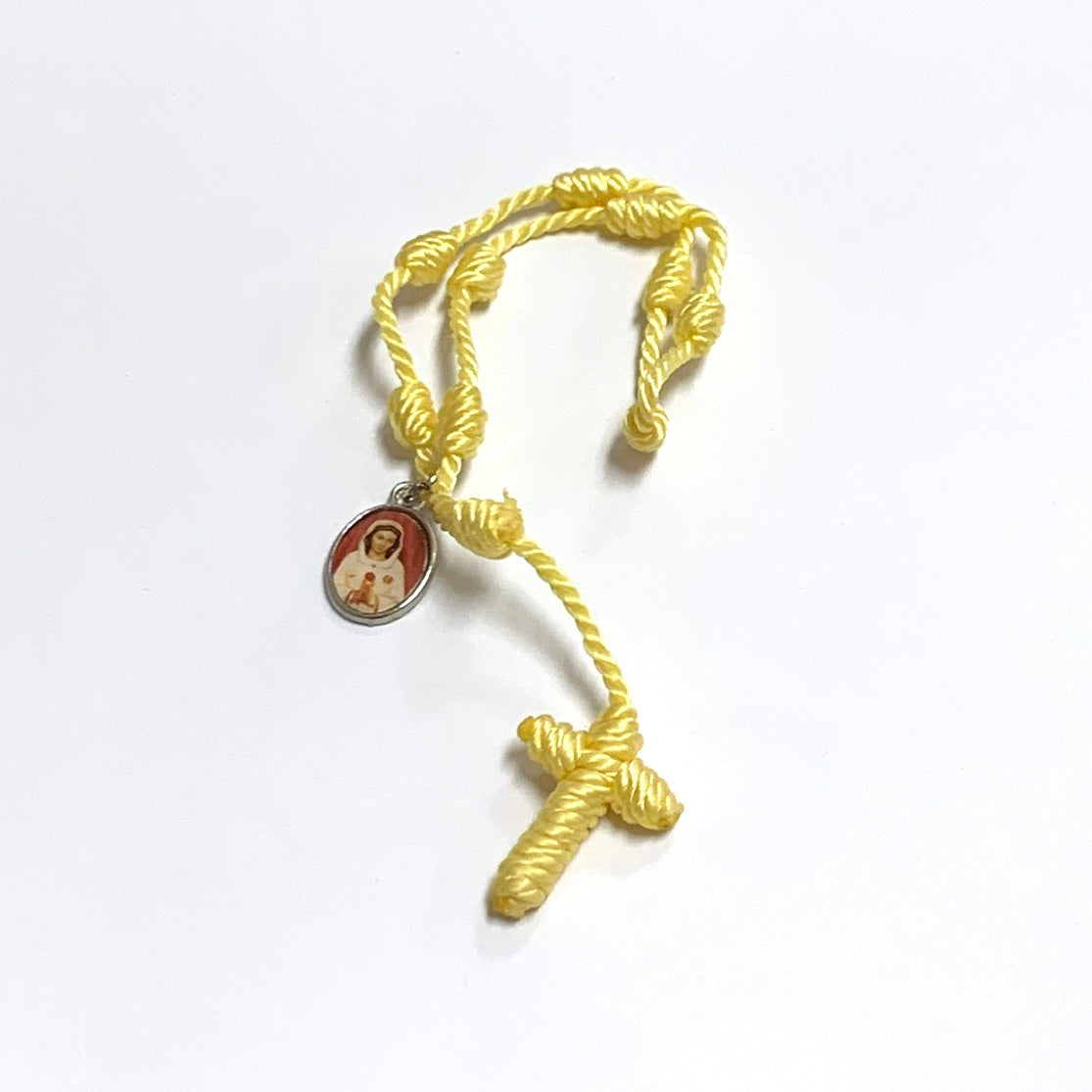 Hand-Made Decade Rosary of Assorted Colors and Medals