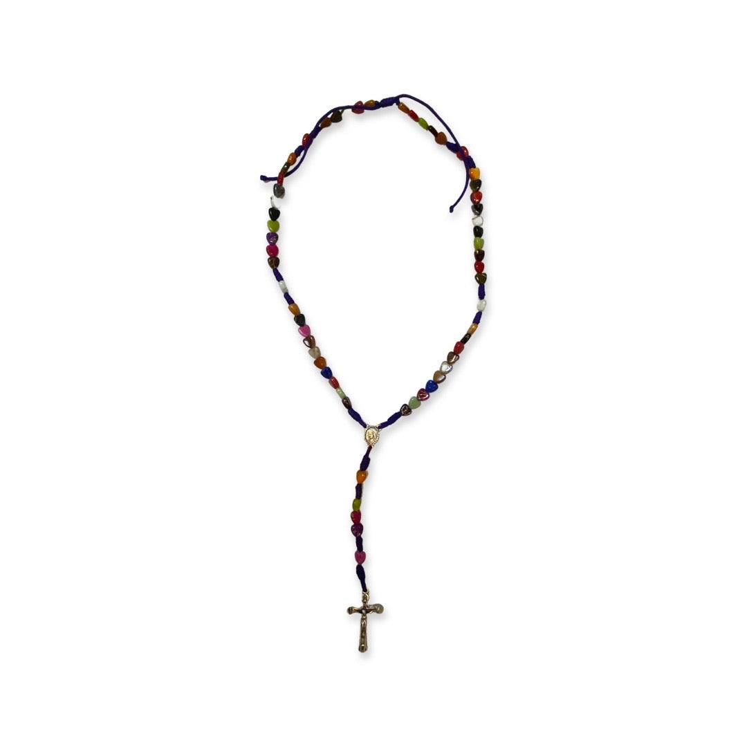 Heart Bead Rosary of Assorted Colors