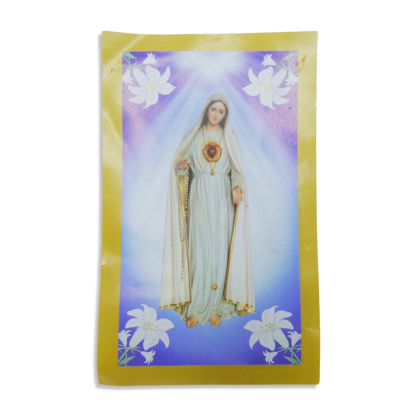 Embellished Fatima Rosary with Water
