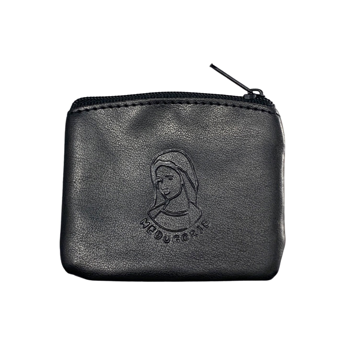 Queen of Peace Vinyl Zipper Pouch of Assorted Colors