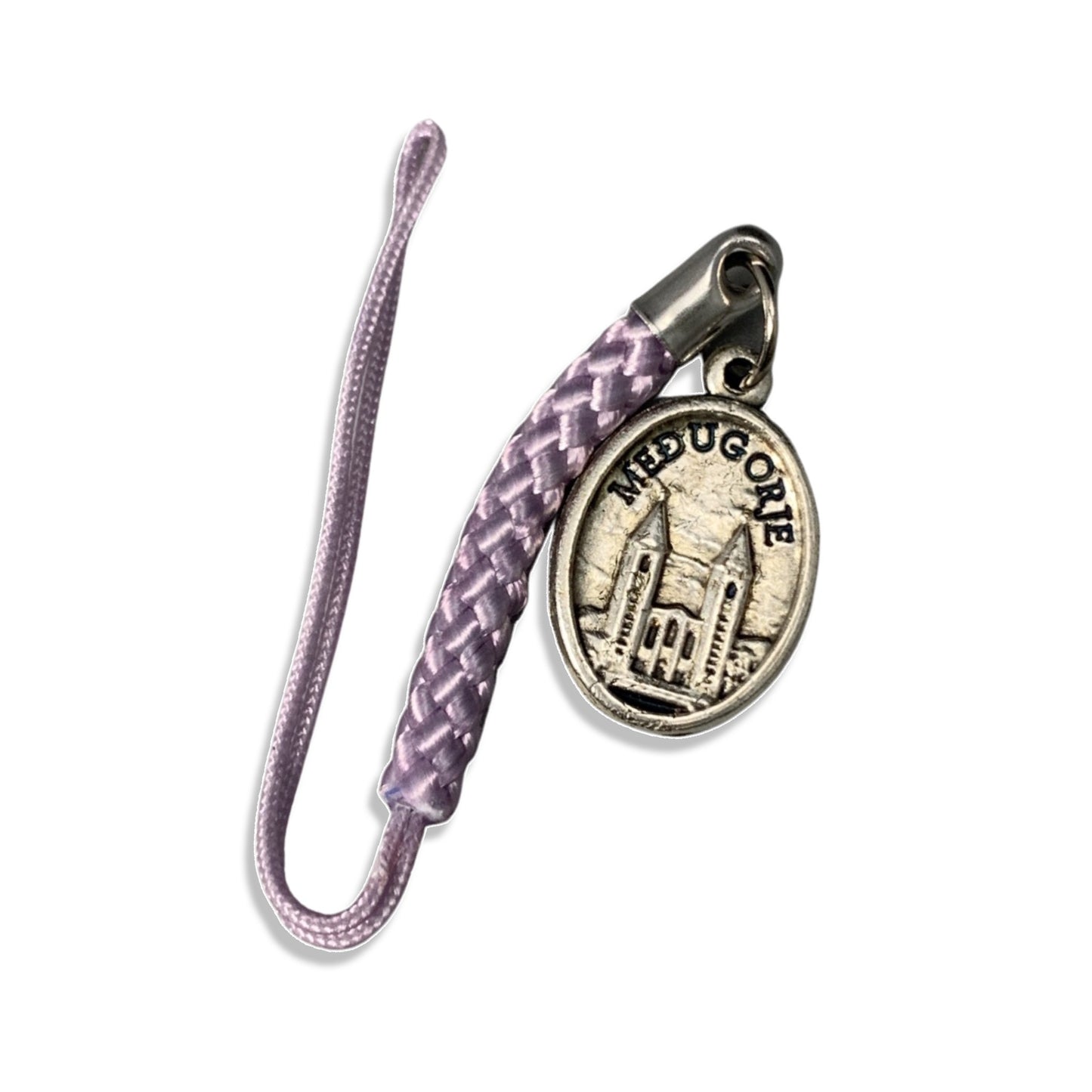 Lanyard with Medal of Our Lady Queen of Peace of Assorted Colors