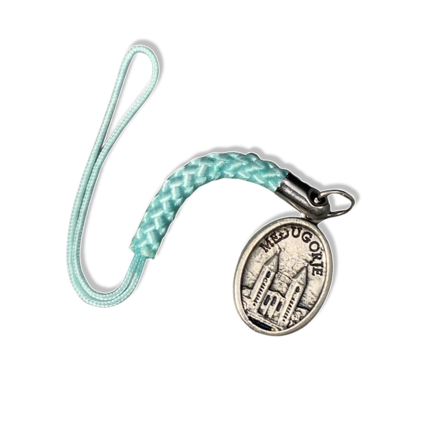 Lanyard with Medal of Our Lady Queen of Peace of Assorted Colors