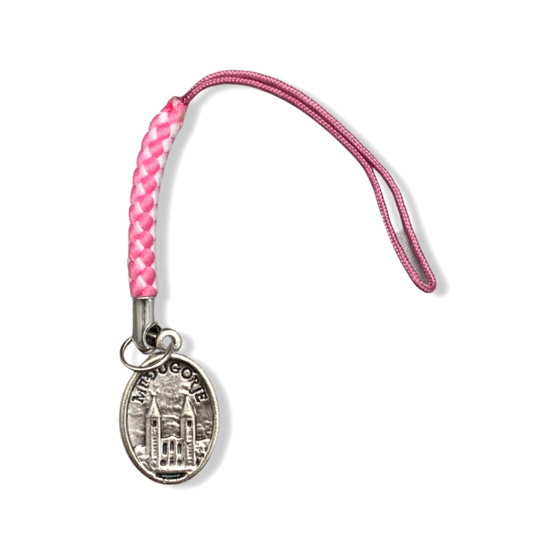 Lanyard with Medal of Our Lady Queen of Peace of Assorted Colors