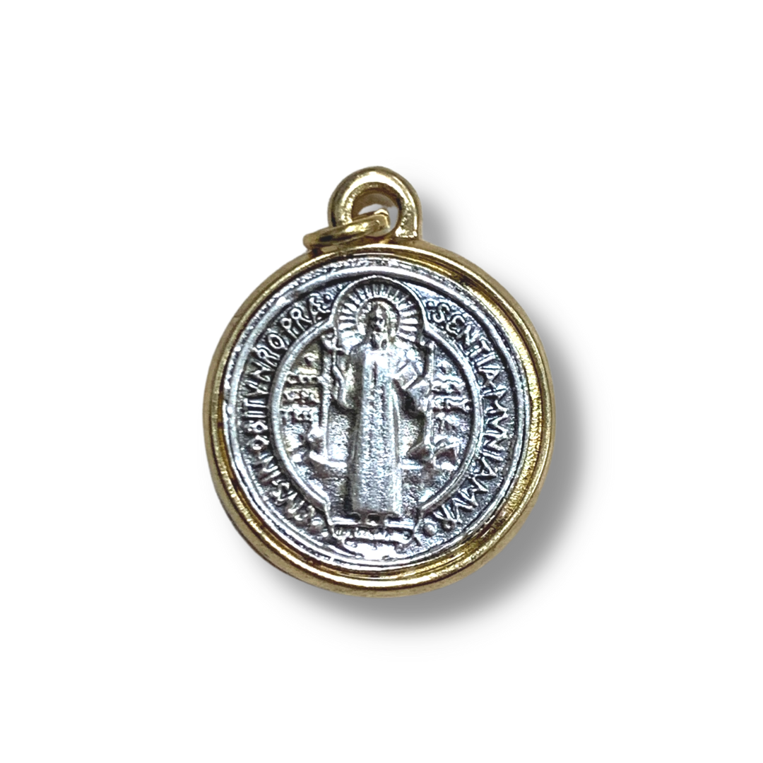 Gold and Silver St. Benedict Medal
