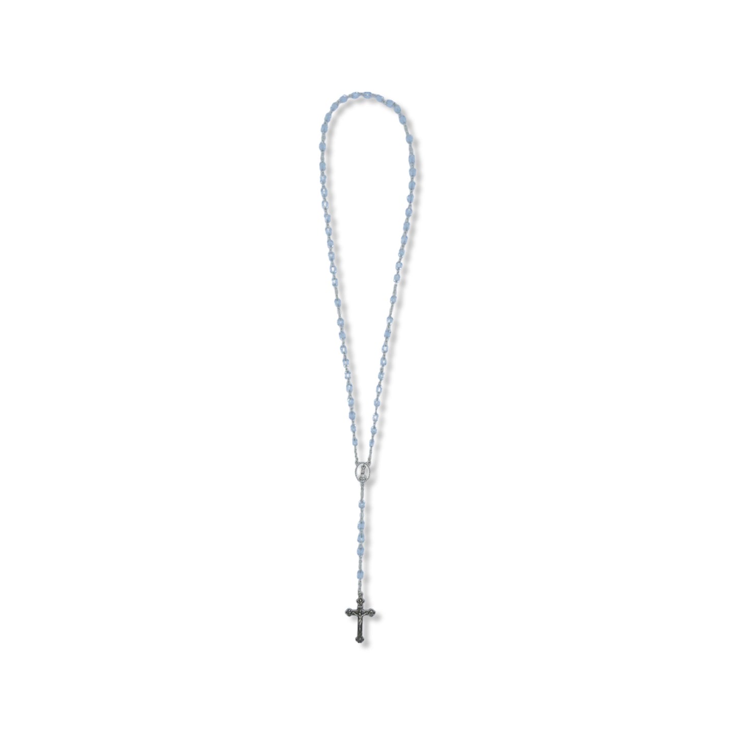 Light Blue Fatima Rosary