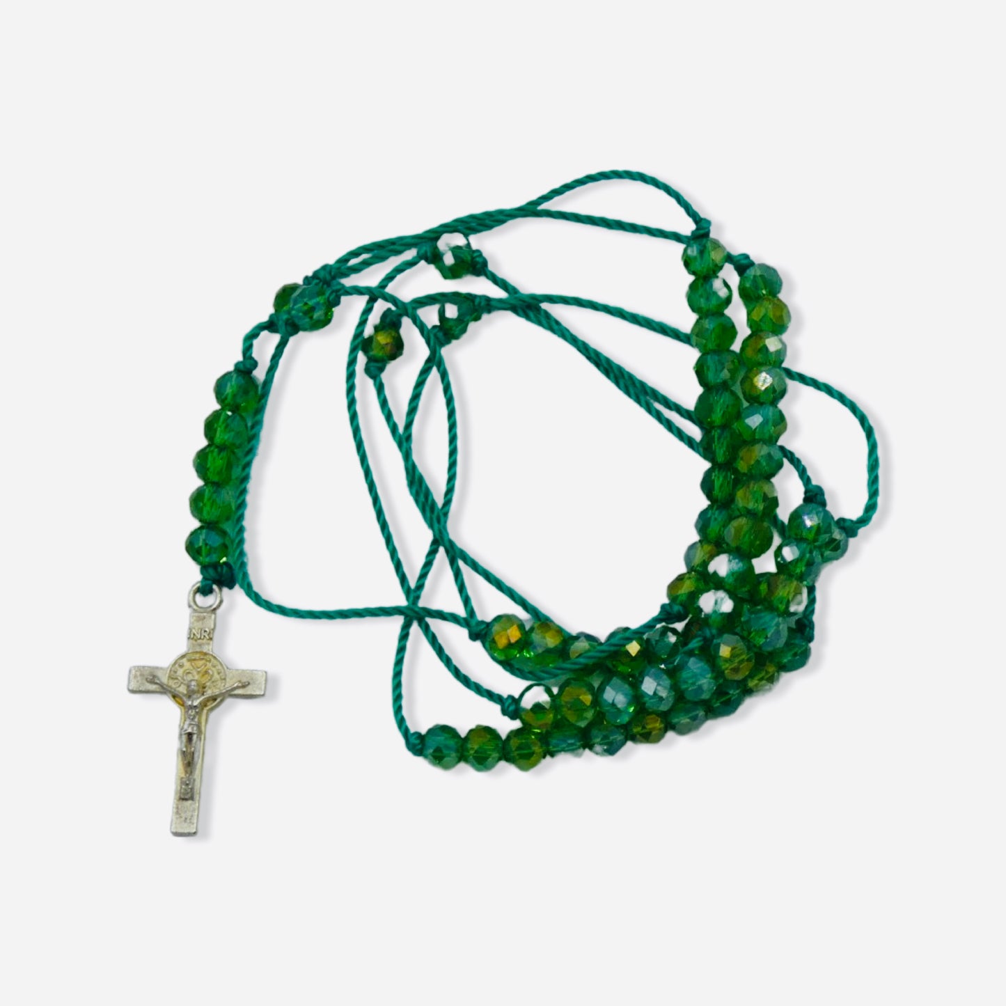 Delicate Rosary Necklace of Assorted Colors