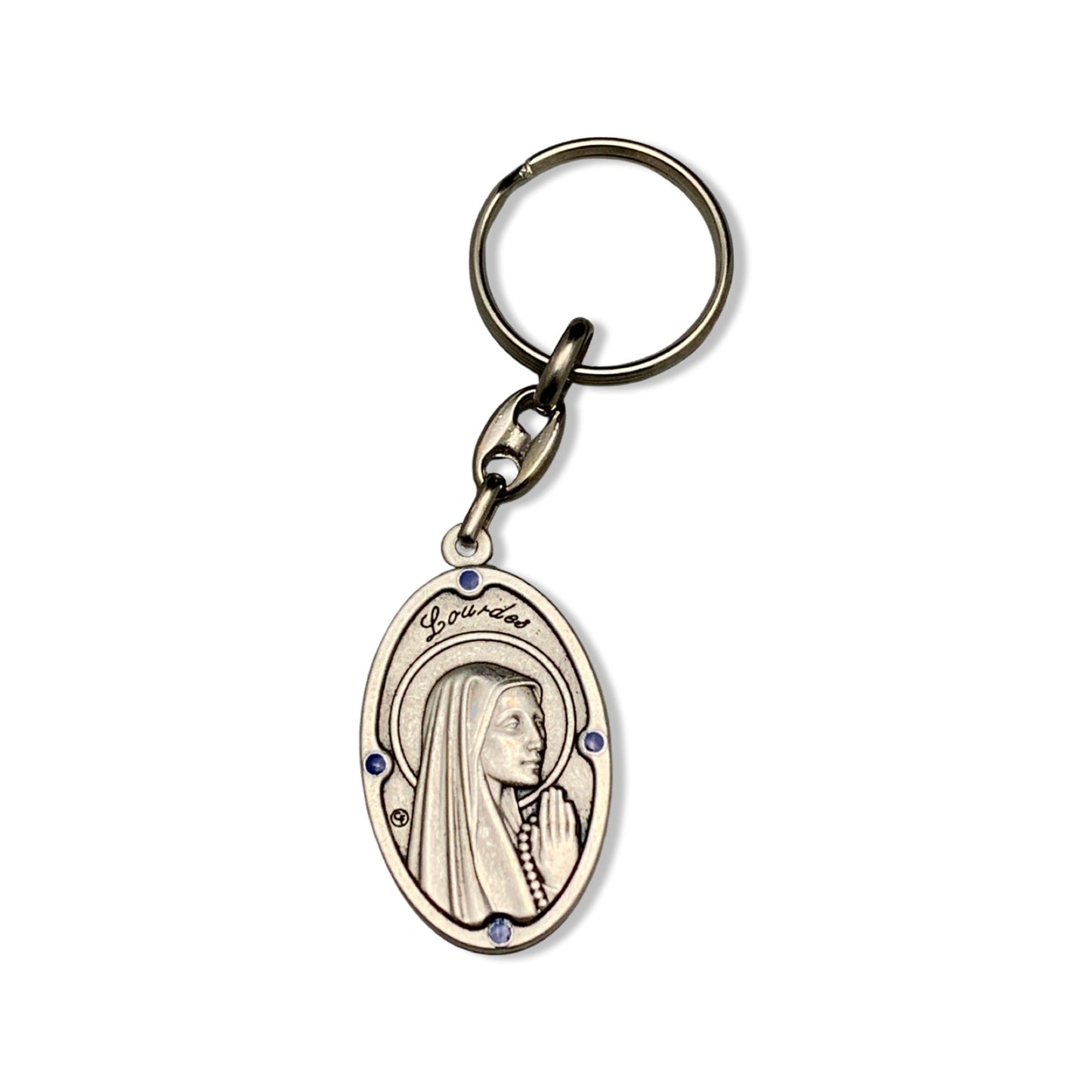 Lourdes Keychain with Portrait