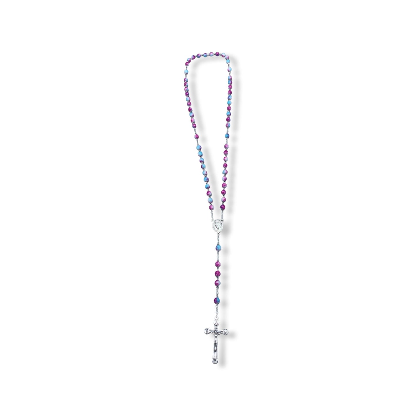 Queen of Peace Rosary with Chains