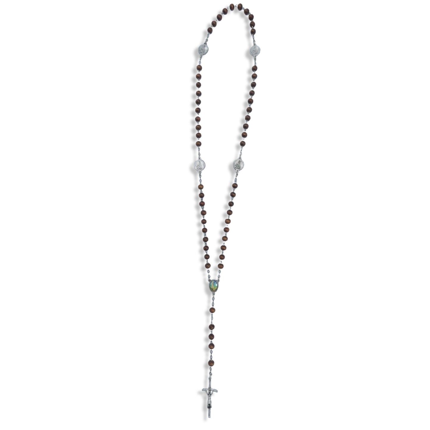 Fatima Rosary with Soil and Medals