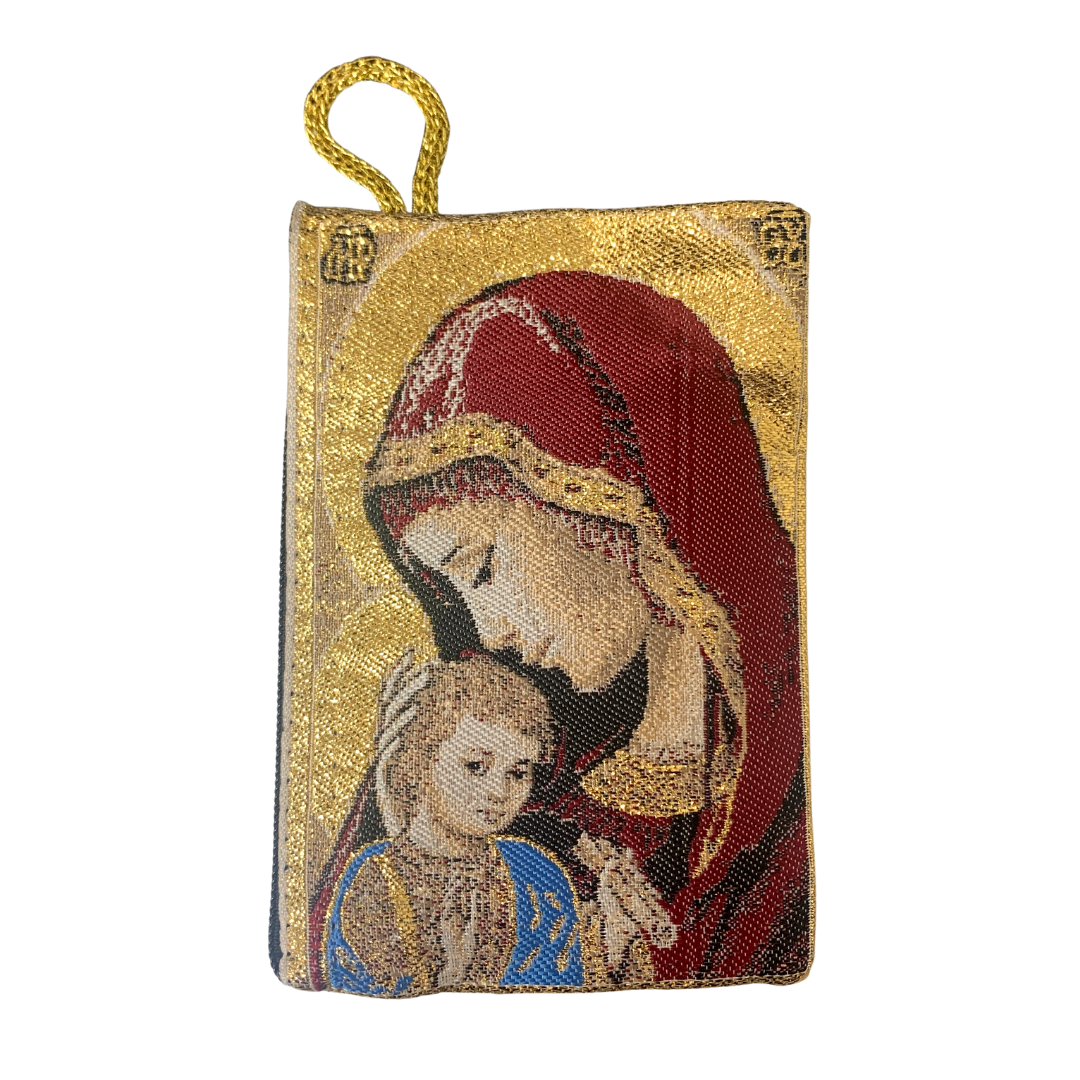 Red Mother of God Pouch