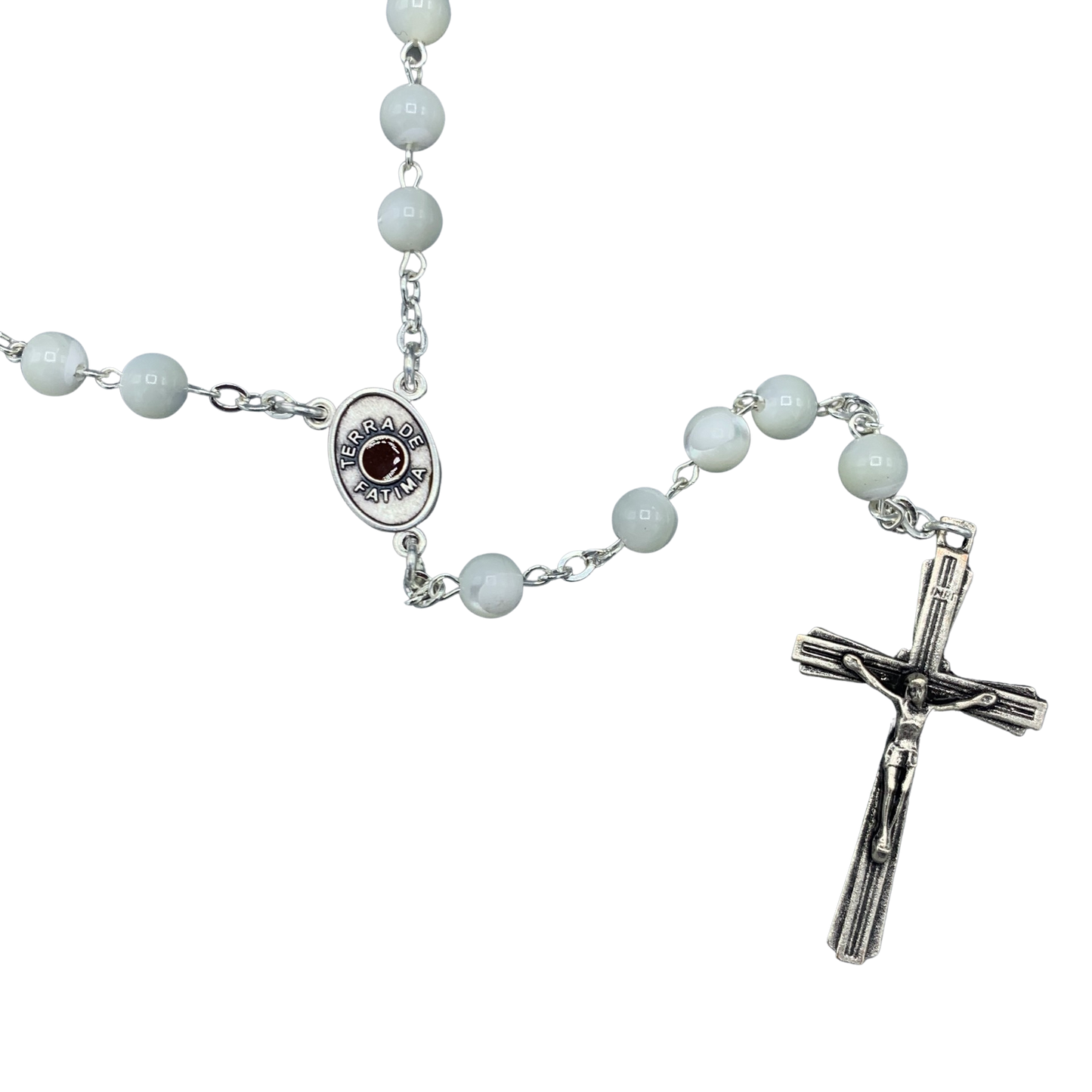 Mother of Pearl Fatima Rosary