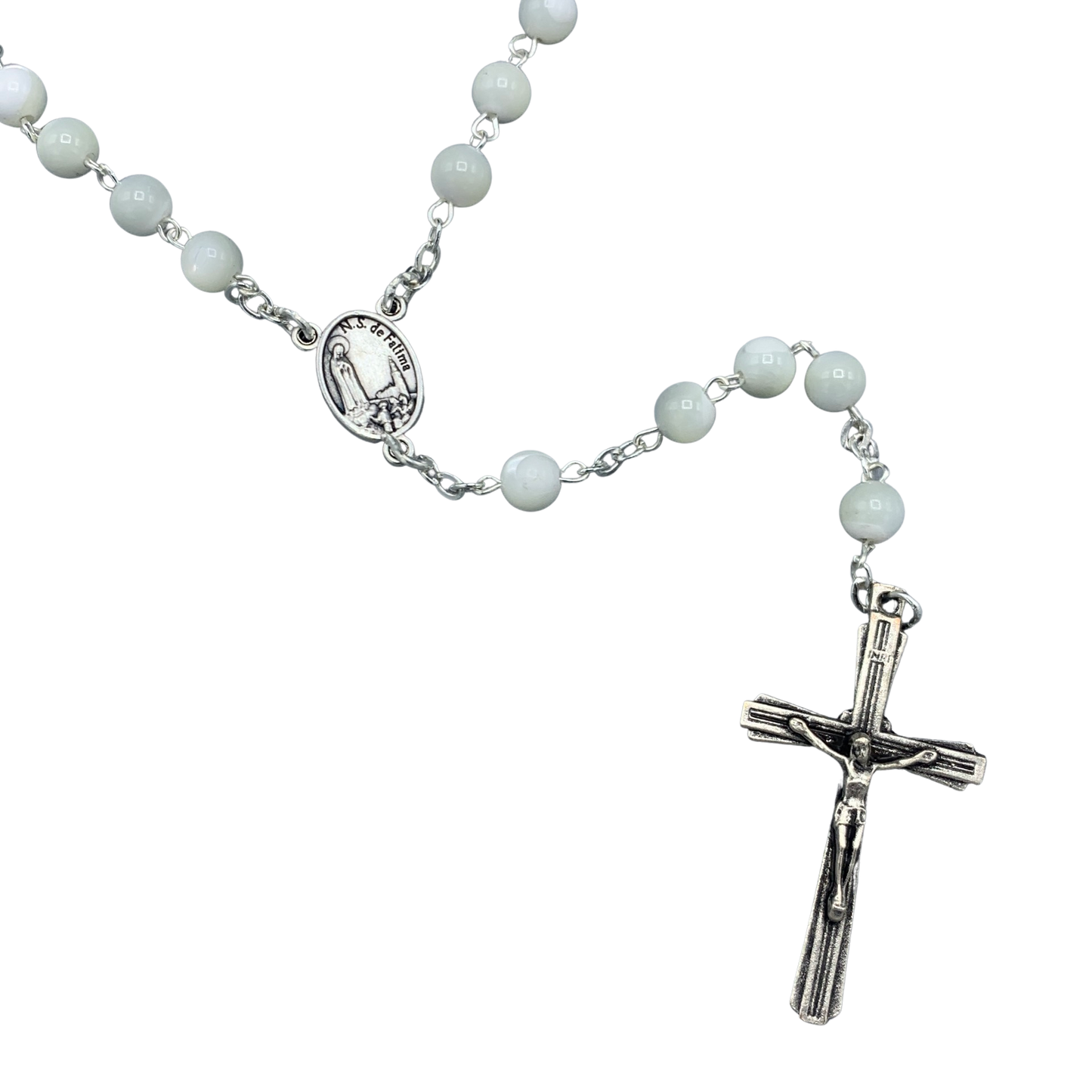 Mother of Pearl Fatima Rosary