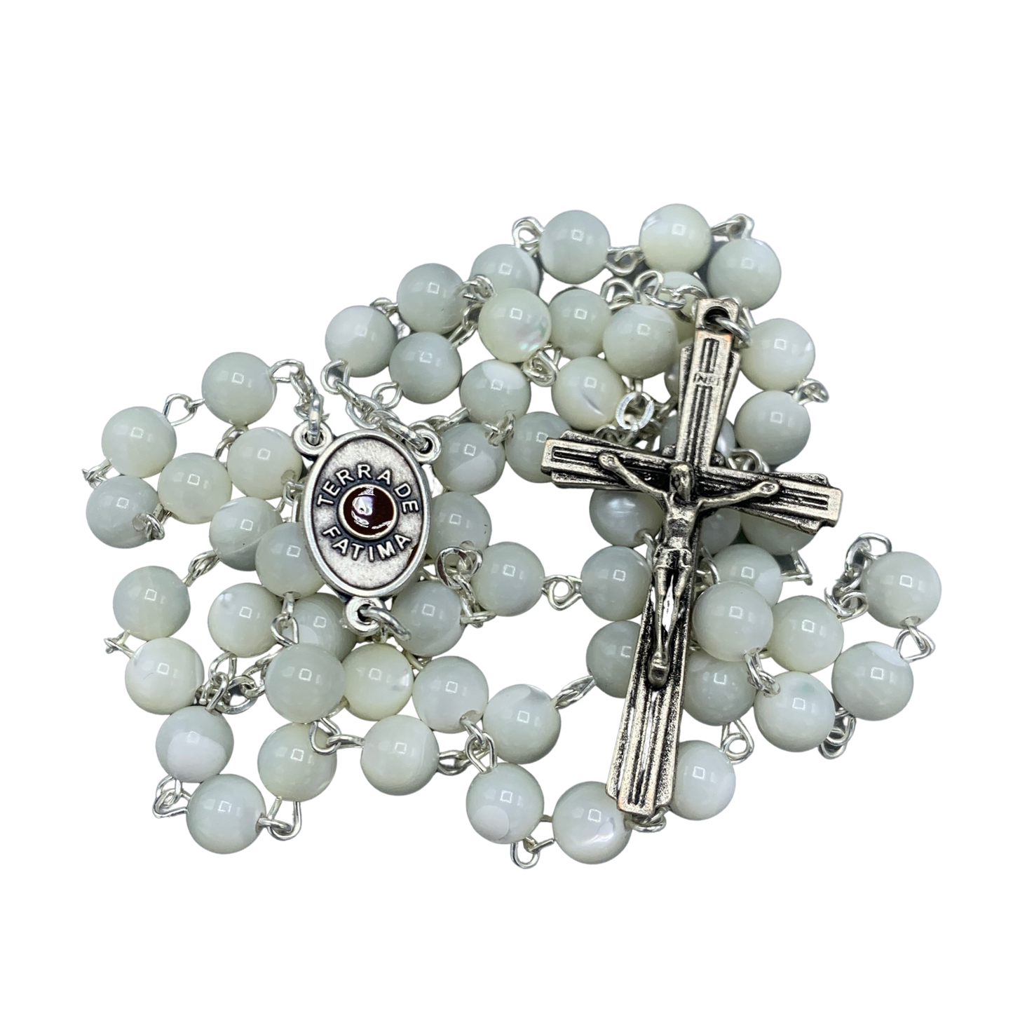 Mother of Pearl Fatima Rosary