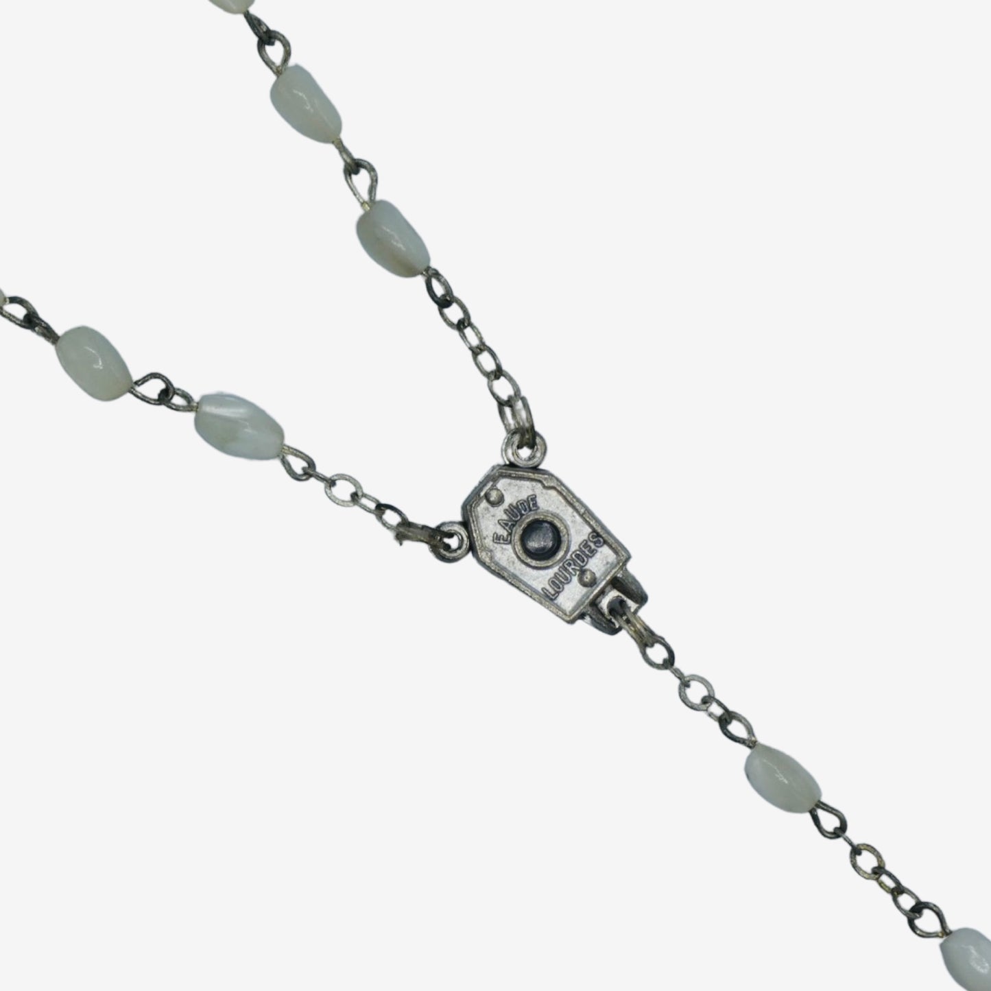 Mother of Pearl Lourdes Rosary with Water