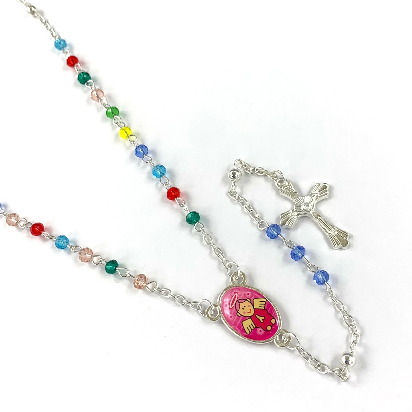 Guardian Angel Rosary with Case of Assorted Styles