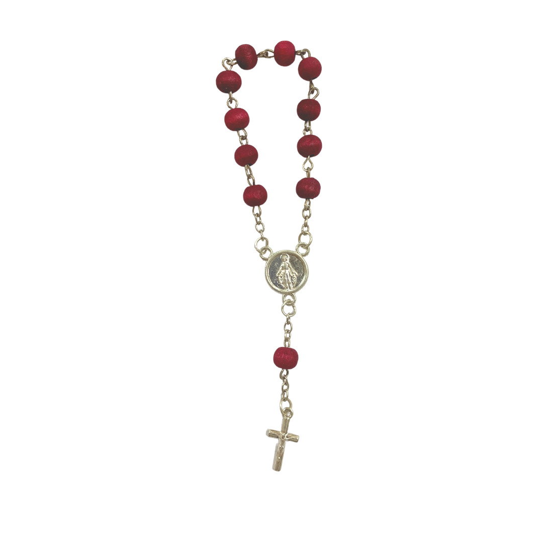 Miraculous Medal Rose Decade Rosary