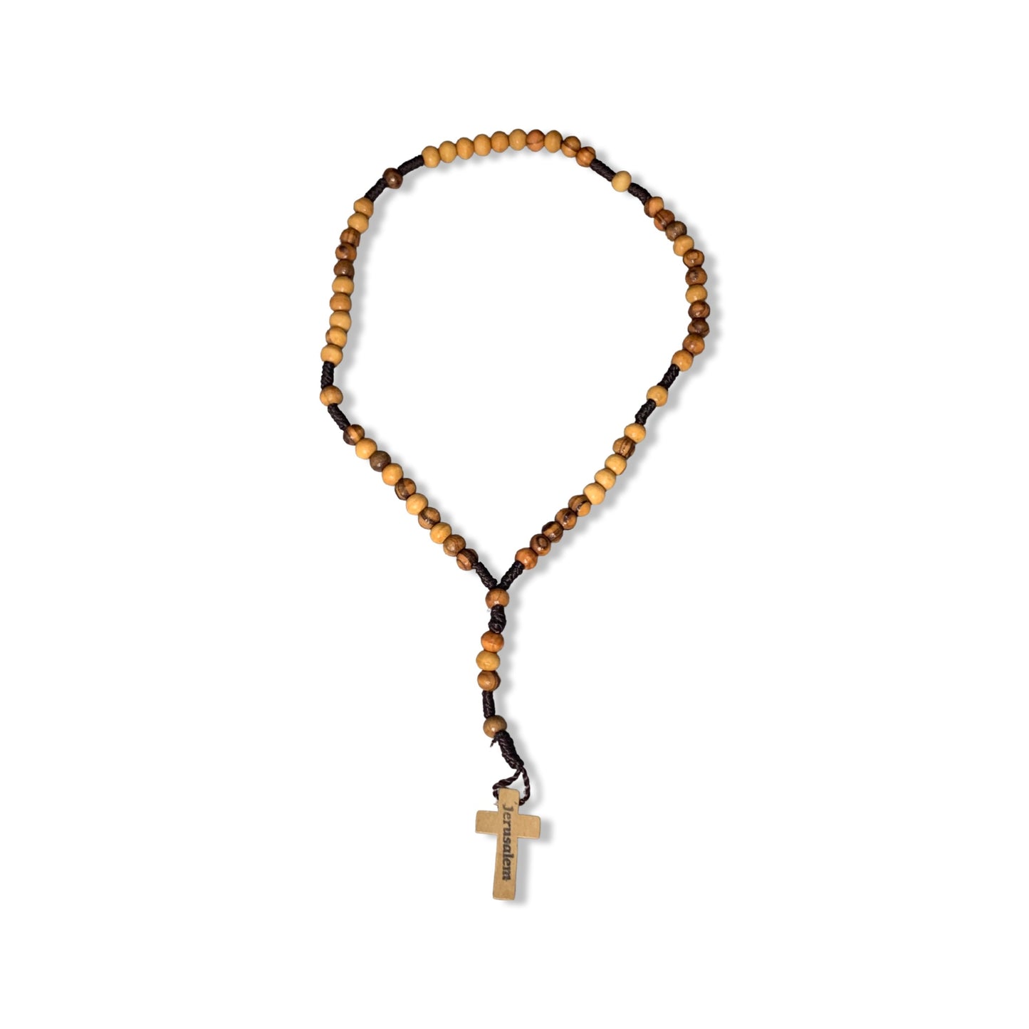 Olive Wood Jerusalem Rosary